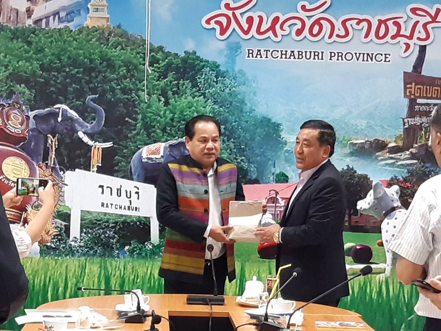 ราชบุรี ต้อนรับคณะผู้บริหารและเจ้าหน้าที่จากราชอาณาจักรภูฎานศึกษาดูงาน