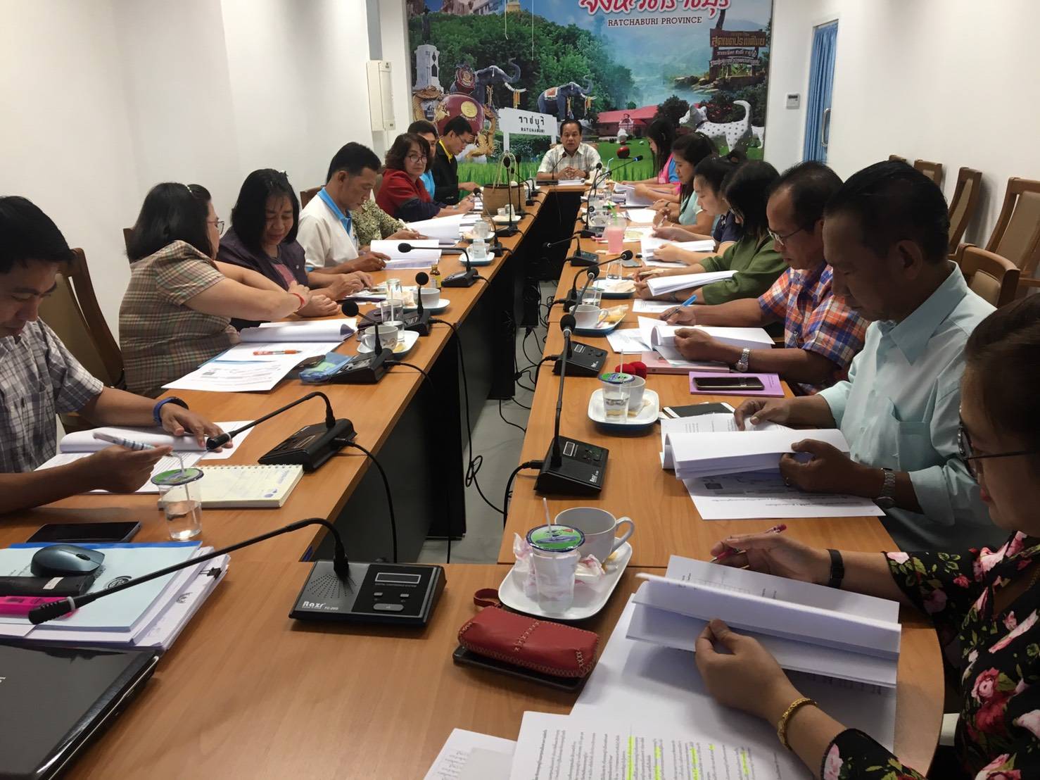 ราชบุรีประชุมพัฒนาการจังหวัด/หัวหน้ากลุ่มงาน/หัวหน้าฝ่าย/พัฒนาการอำเภอ/นักวิชาการพัฒนาชุมชนจังหวัด ครั้งที่ 1/2563