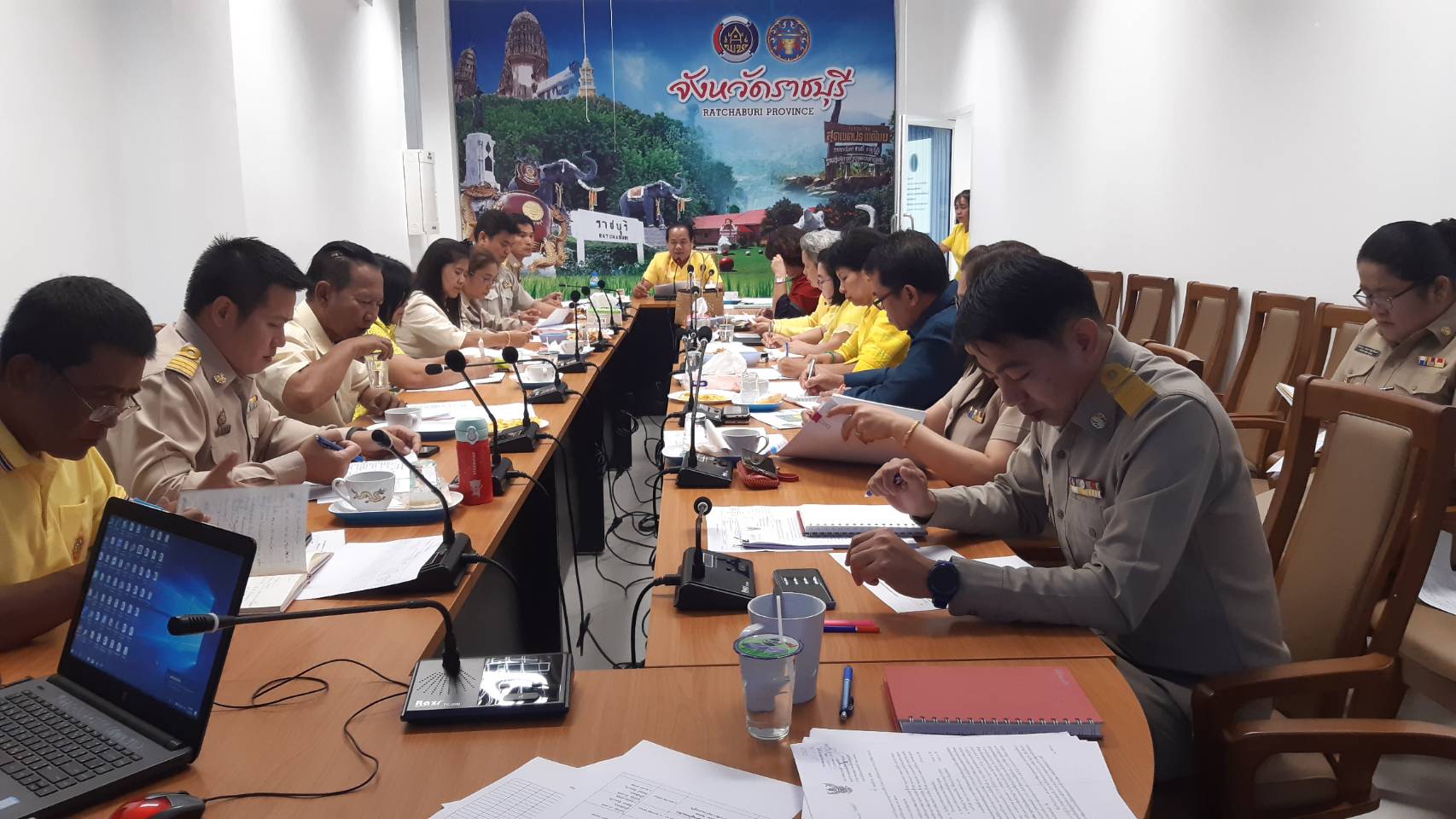 ราชบุรีประชุมนโยบายเร่งด่วนการจัดทำคำของบประมาณรายจ่าย ปี 2564