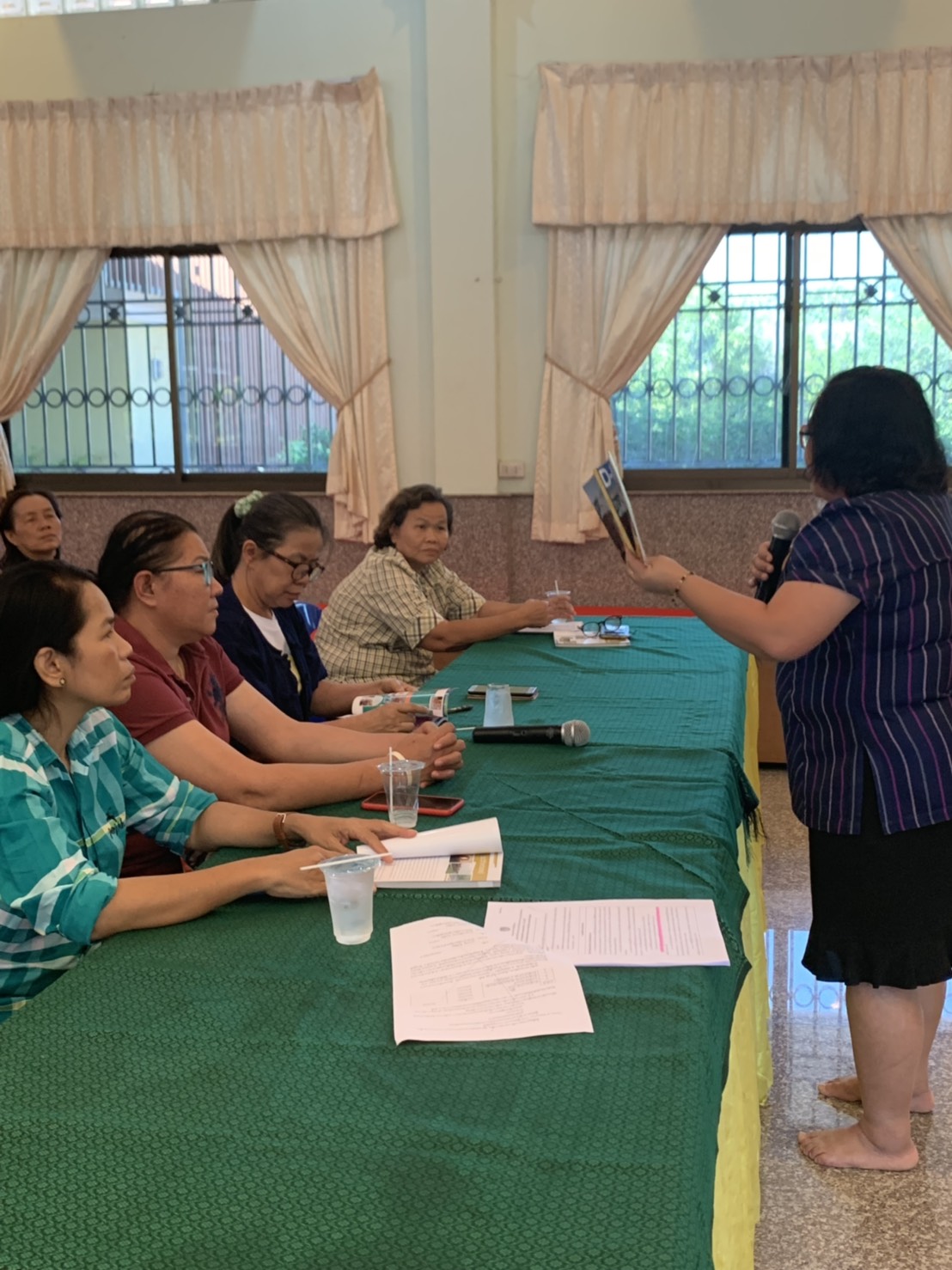 สำนักงานพัฒนาชุมชนจังหวัดราชบุรีร่วมเป็นวิทยากรให้ความรู้ในเรื่องการดำเนินงาน D-Hope