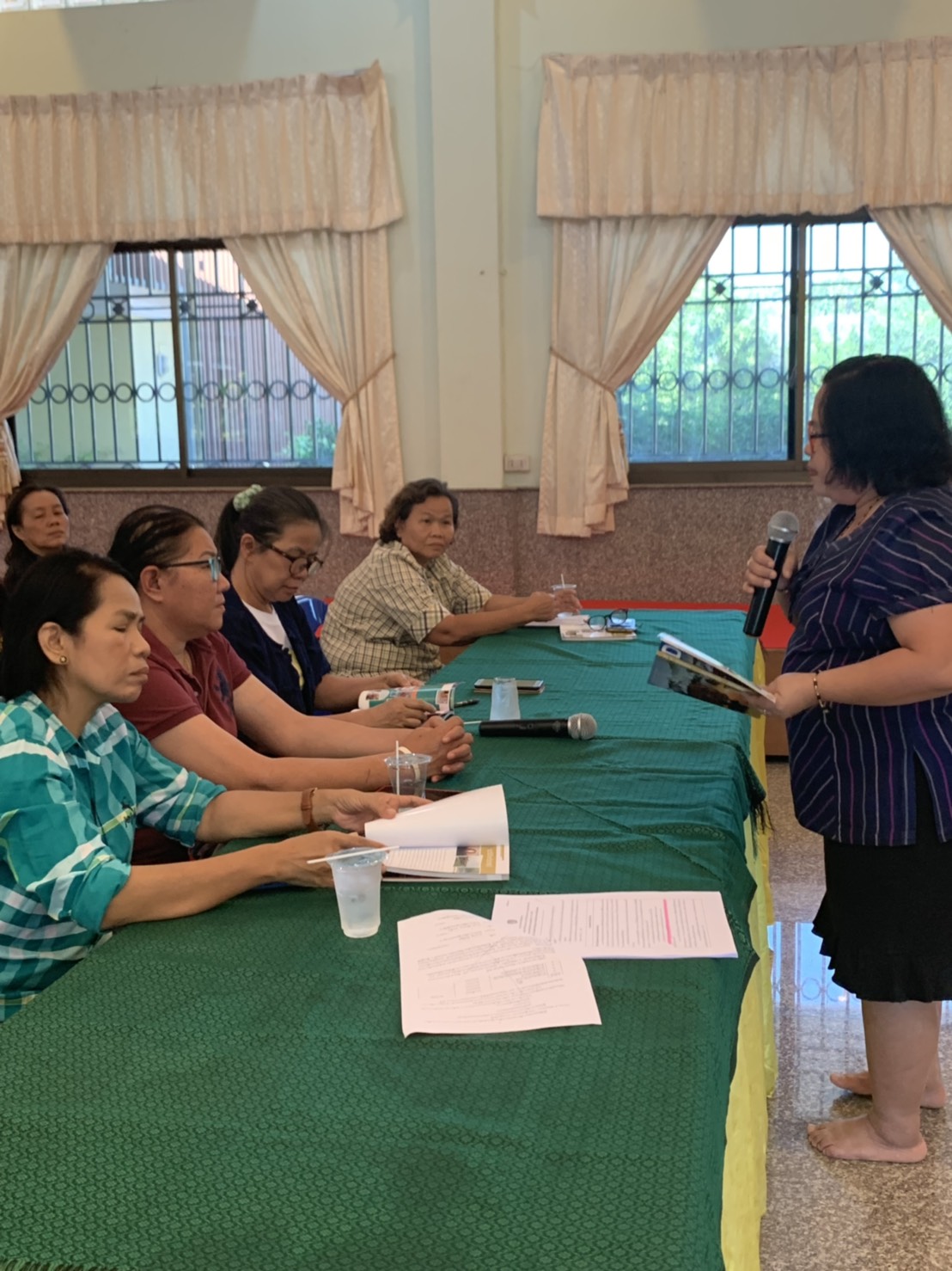 สำนักงานพัฒนาชุมชนจังหวัดราชบุรีร่วมเป็นวิทยากรให้ความรู้ในเรื่องการดำเนินงาน D-Hope