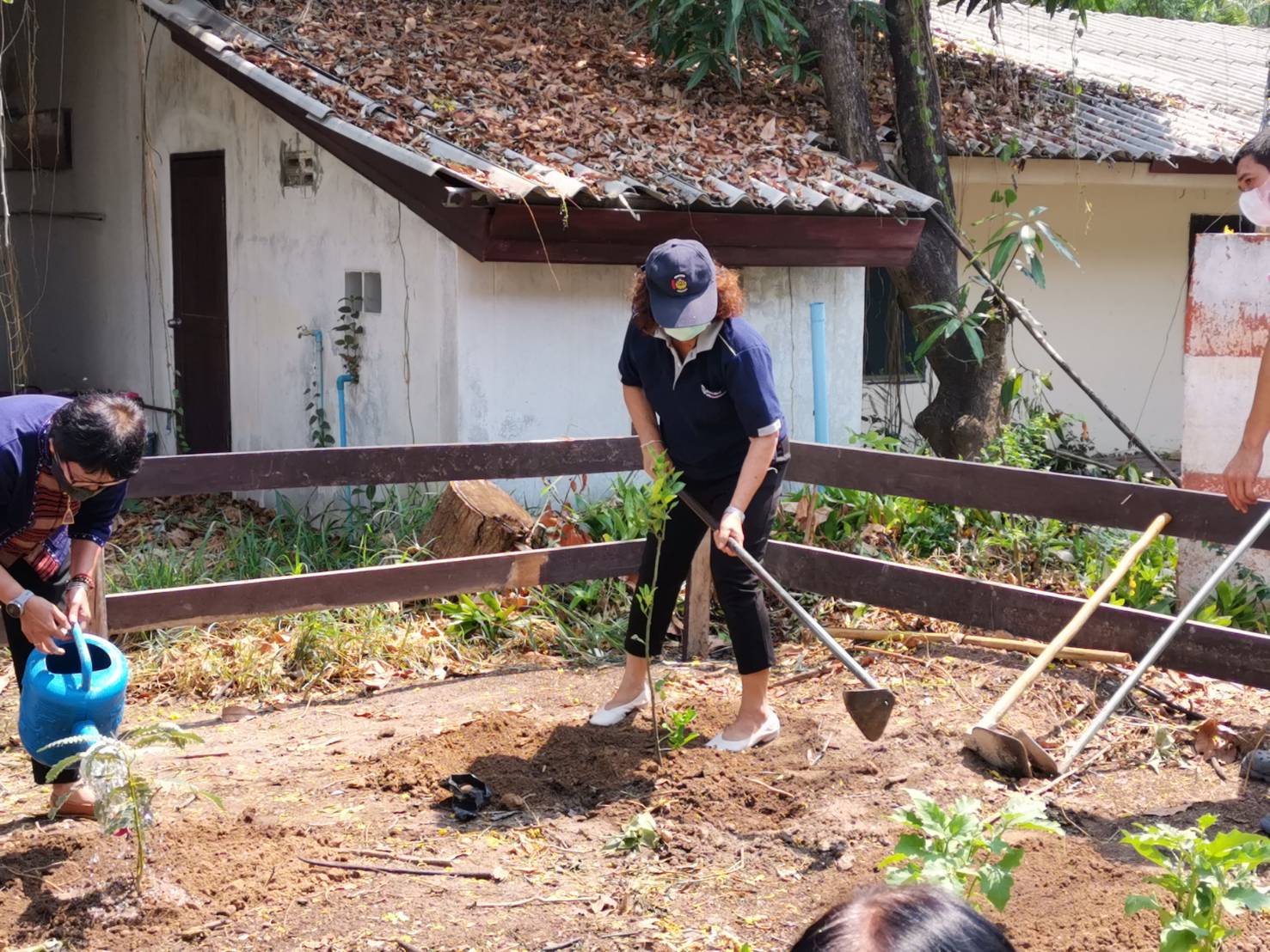 @ราชบุรี## อำเภอสวนผึ้งร่วมกับกองทุนพัฒนาบทบาทสตรีอำเภอสวนผึ้ง ผนึกกำลังขับเคลื่อนปฏิบัติการ 90 วัน “ปลูกผักสวนครัว เพื่อสร้างความมั่นคงทางอาหาร”