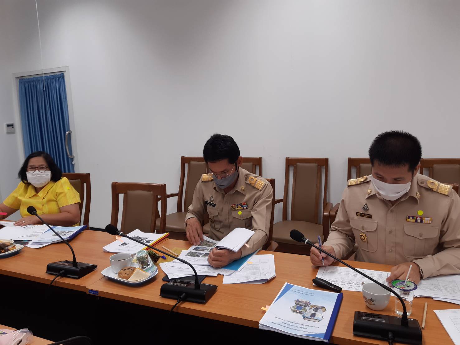 ราชบุรี “ประชุมกลั่นกรองกิจกรรมพัฒนาชุมชนดีเด่น ระดับจังหวัด ประจำปี 2563”