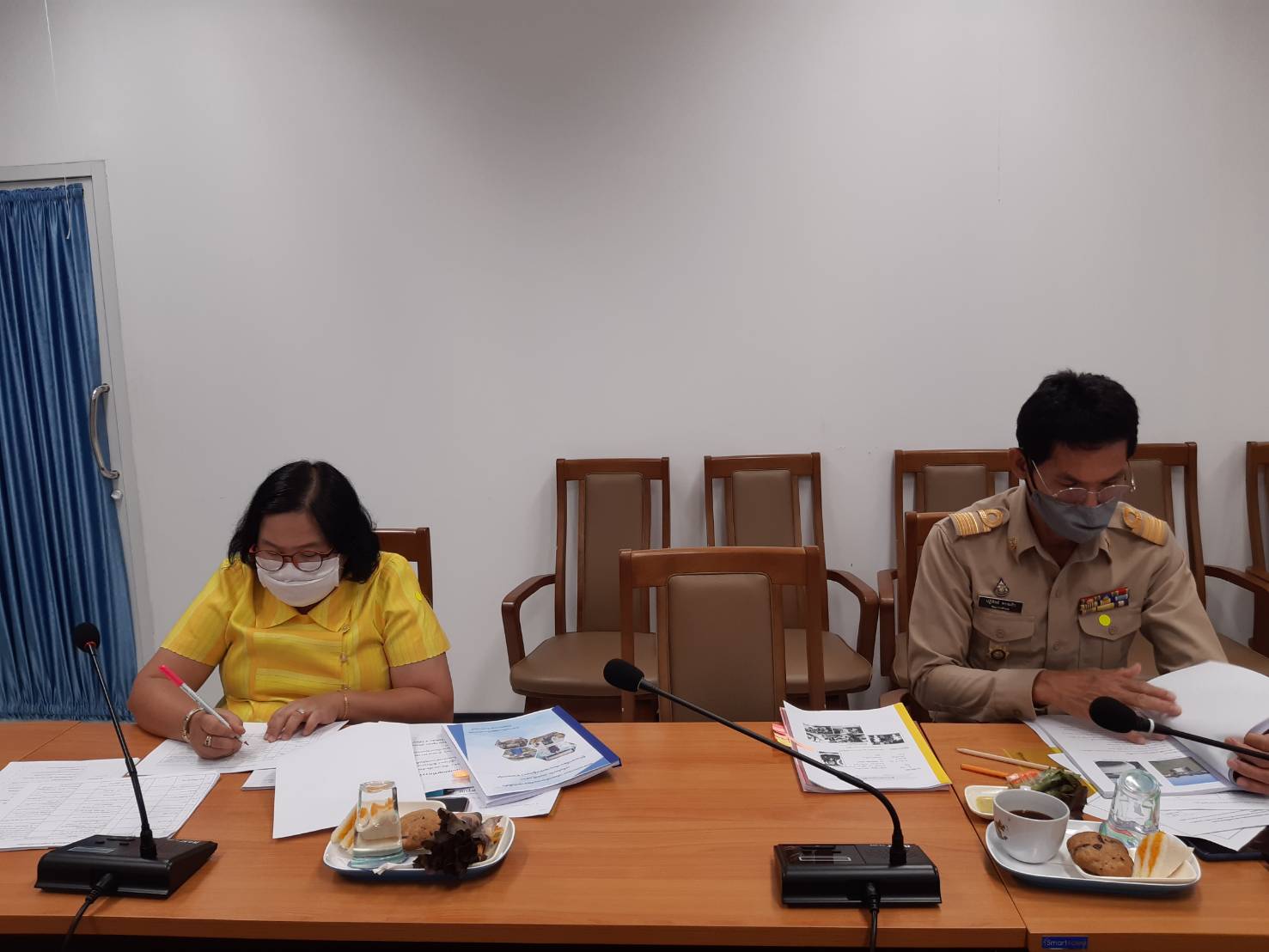 ราชบุรี “ประชุมกลั่นกรองกิจกรรมพัฒนาชุมชนดีเด่น ระดับจังหวัด ประจำปี 2563”