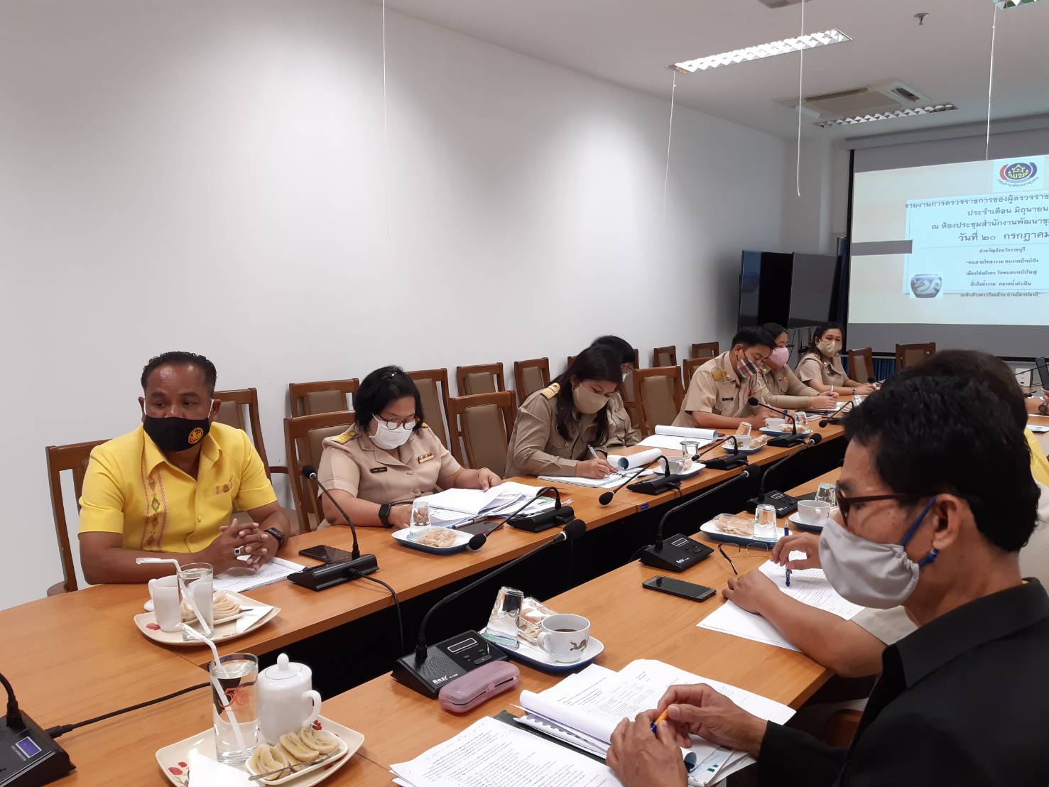 ราชบุรีรับการตรวจราชการของผู้ตรวจราชการกรมการพัฒนาชุมชน ประจำเดือน กรกฎาคม 2563