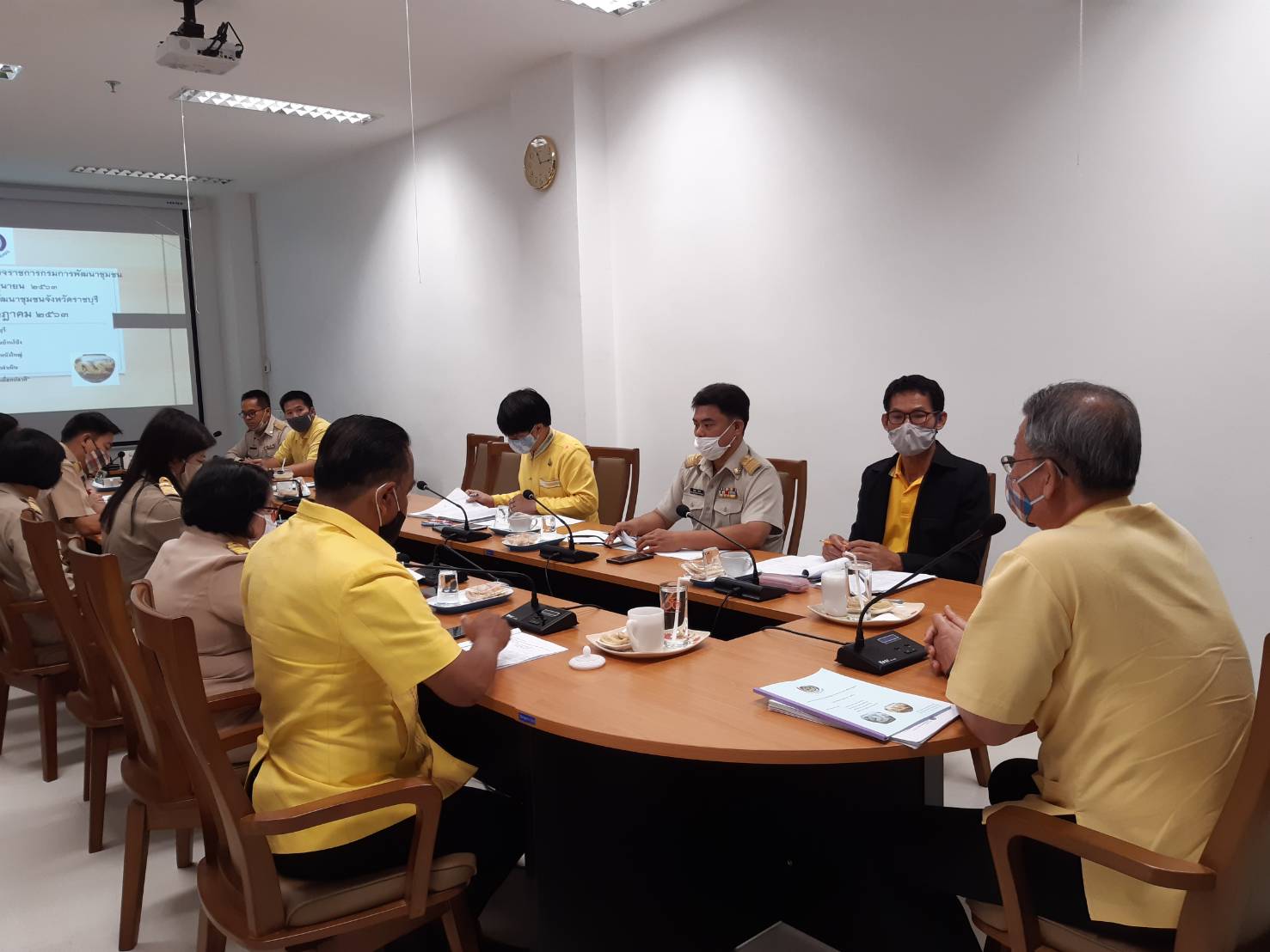 ราชบุรีรับการตรวจราชการของผู้ตรวจราชการกรมการพัฒนาชุมชน ประจำเดือน กรกฎาคม 2563