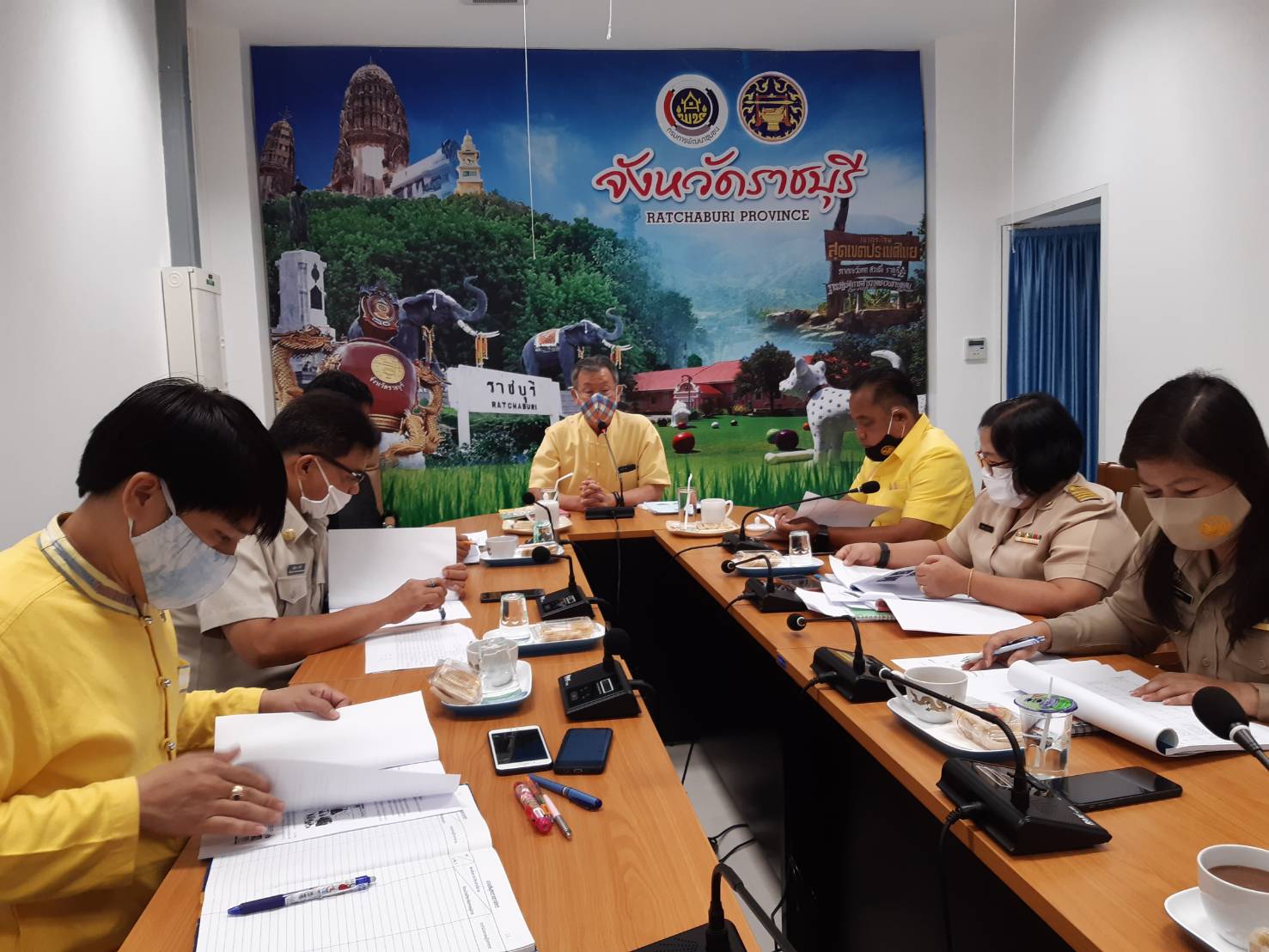 ราชบุรีรับการตรวจราชการของผู้ตรวจราชการกรมการพัฒนาชุมชน ประจำเดือน กรกฎาคม 2563