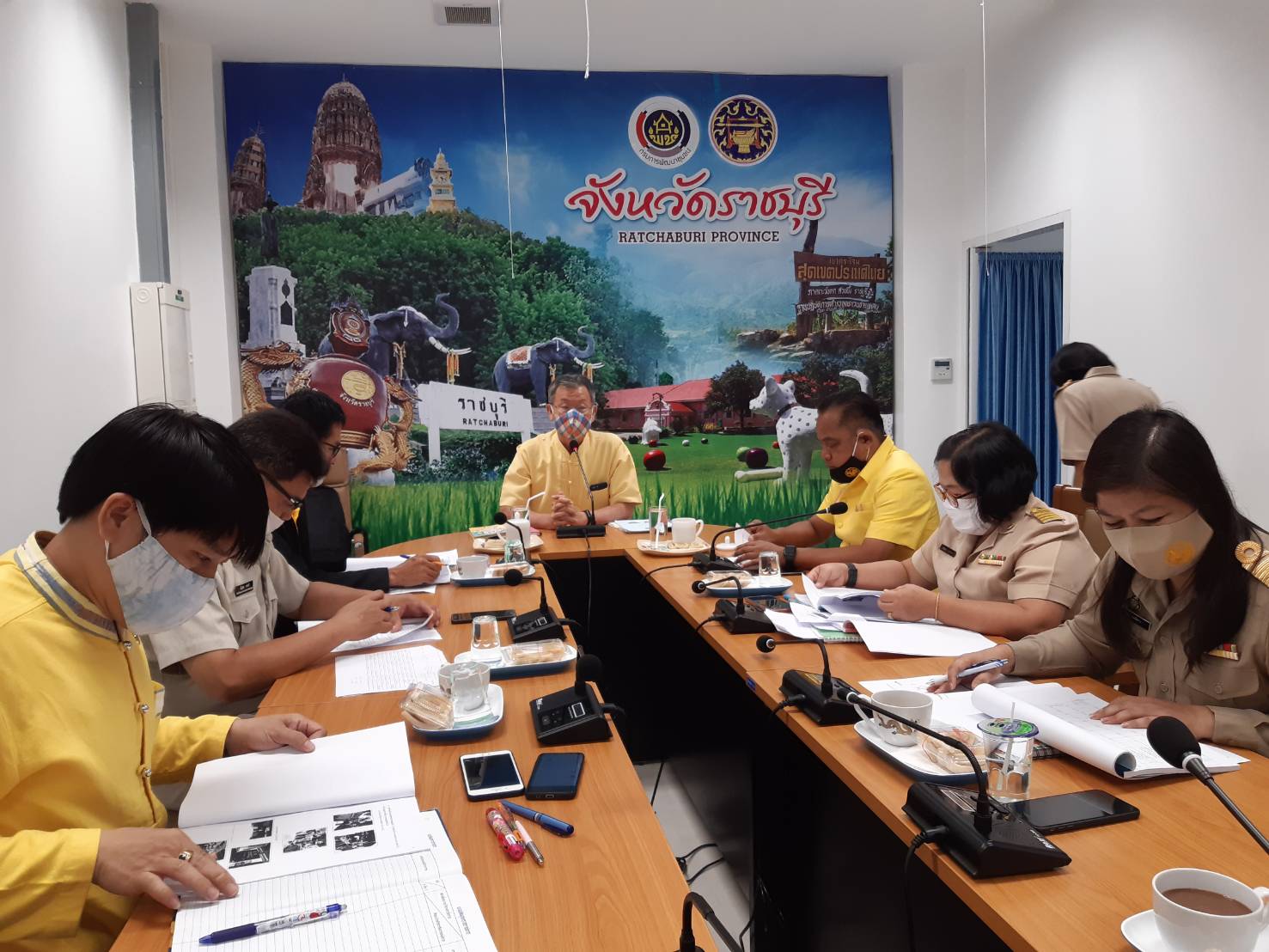 ราชบุรีรับการตรวจราชการของผู้ตรวจราชการกรมการพัฒนาชุมชน ประจำเดือน กรกฎาคม 2563