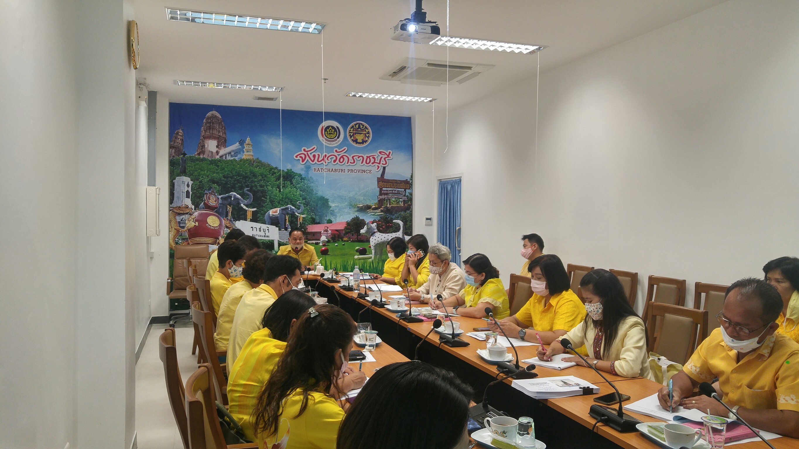 ราชบุรี ประชุมพัฒนาการจังหวัด/หัวหน้ากลุ่ม/หัวหน้าฝ่าย/พัฒนาการอำเภอ/นักวิชาการพัฒนาชุมชนจังหวัด ครั้งที่ 4/2563