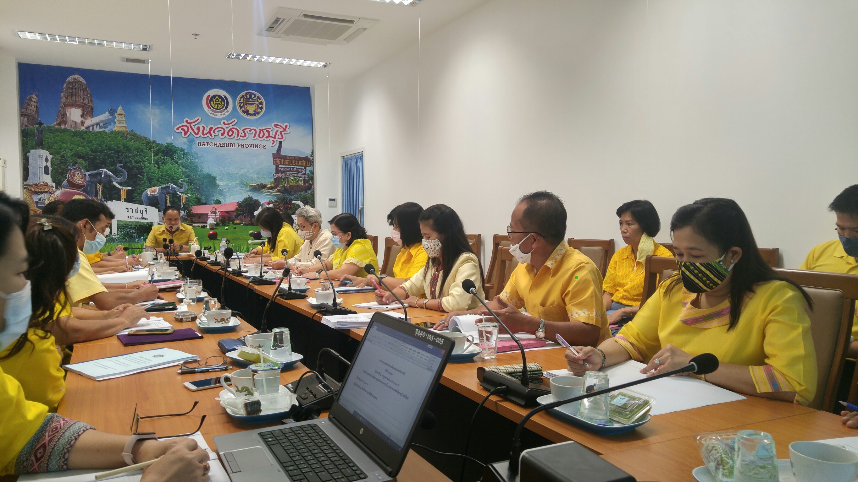 ราชบุรี ประชุมพัฒนาการจังหวัด/หัวหน้ากลุ่ม/หัวหน้าฝ่าย/พัฒนาการอำเภอ/นักวิชาการพัฒนาชุมชนจังหวัด ครั้งที่ 4/2563