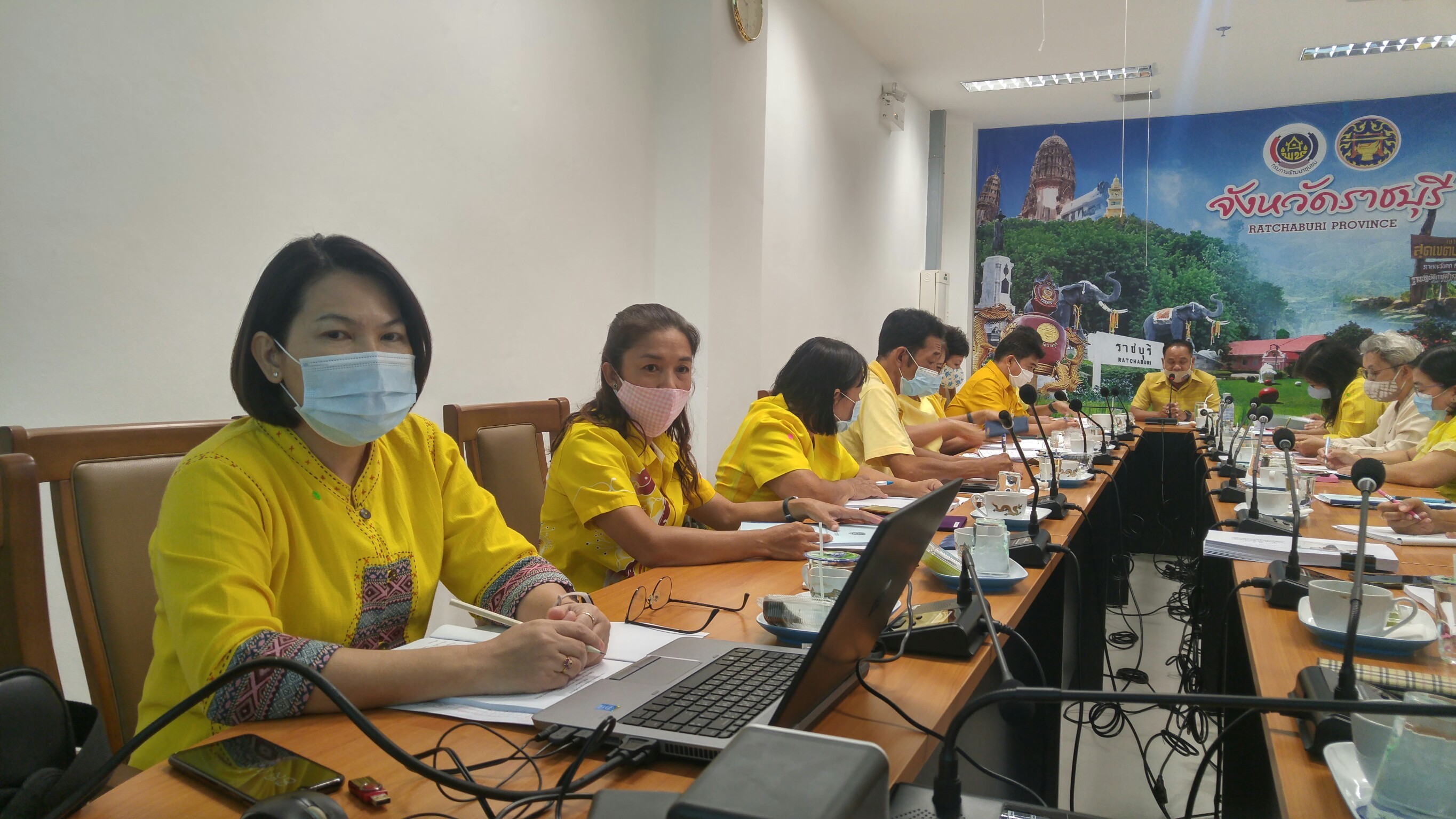 ราชบุรี ประชุมพัฒนาการจังหวัด/หัวหน้ากลุ่ม/หัวหน้าฝ่าย/พัฒนาการอำเภอ/นักวิชาการพัฒนาชุมชนจังหวัด ครั้งที่ 4/2563