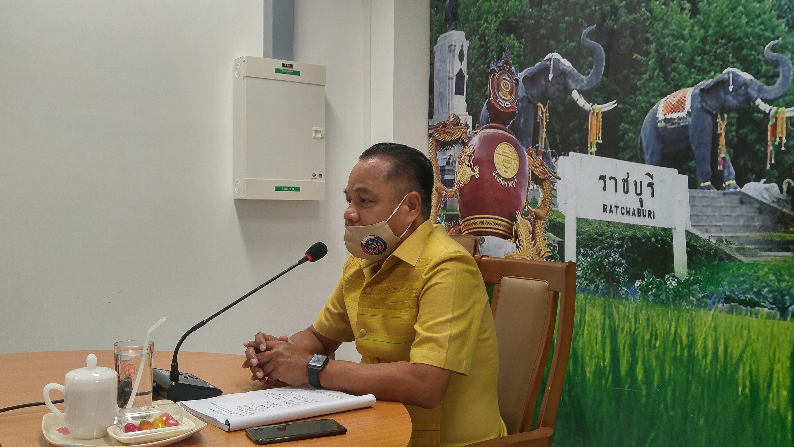 ราชบุรี ประชุมพัฒนาการจังหวัด/หัวหน้ากลุ่ม/หัวหน้าฝ่าย/พัฒนาการอำเภอ/นักวิชาการพัฒนาชุมชนจังหวัด ครั้งที่ 4/2563