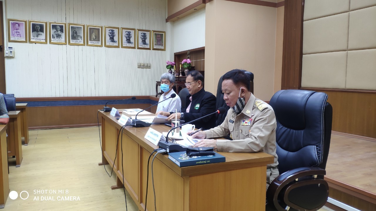 ราชบุรี ร่วมประชุมติดตามการเตรียมการเพื่อขับเคลื่อนโครงการหนึ่งตำบลหนึ่งกลุ่มเกษตรทฤษฎีใหม่และโครงการพัฒนาพื้นที่ต้นแบบการพัฒนาคุณภาพชีวิตตามหลักทฤษฎีใหม่ประยุกต์สู่ “โคก หนอง นา โมเดล”