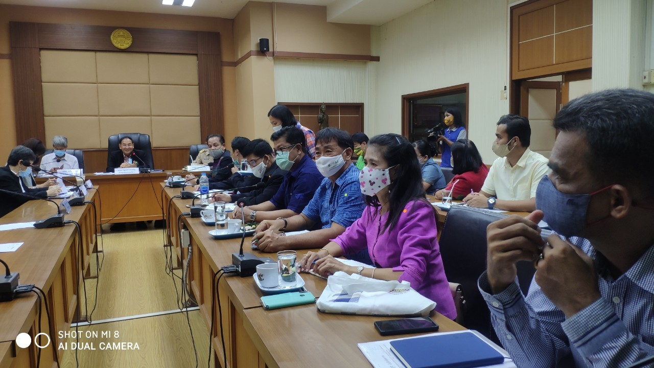 ราชบุรี ร่วมประชุมติดตามการเตรียมการเพื่อขับเคลื่อนโครงการหนึ่งตำบลหนึ่งกลุ่มเกษตรทฤษฎีใหม่และโครงการพัฒนาพื้นที่ต้นแบบการพัฒนาคุณภาพชีวิตตามหลักทฤษฎีใหม่ประยุกต์สู่ “โคก หนอง นา โมเดล”