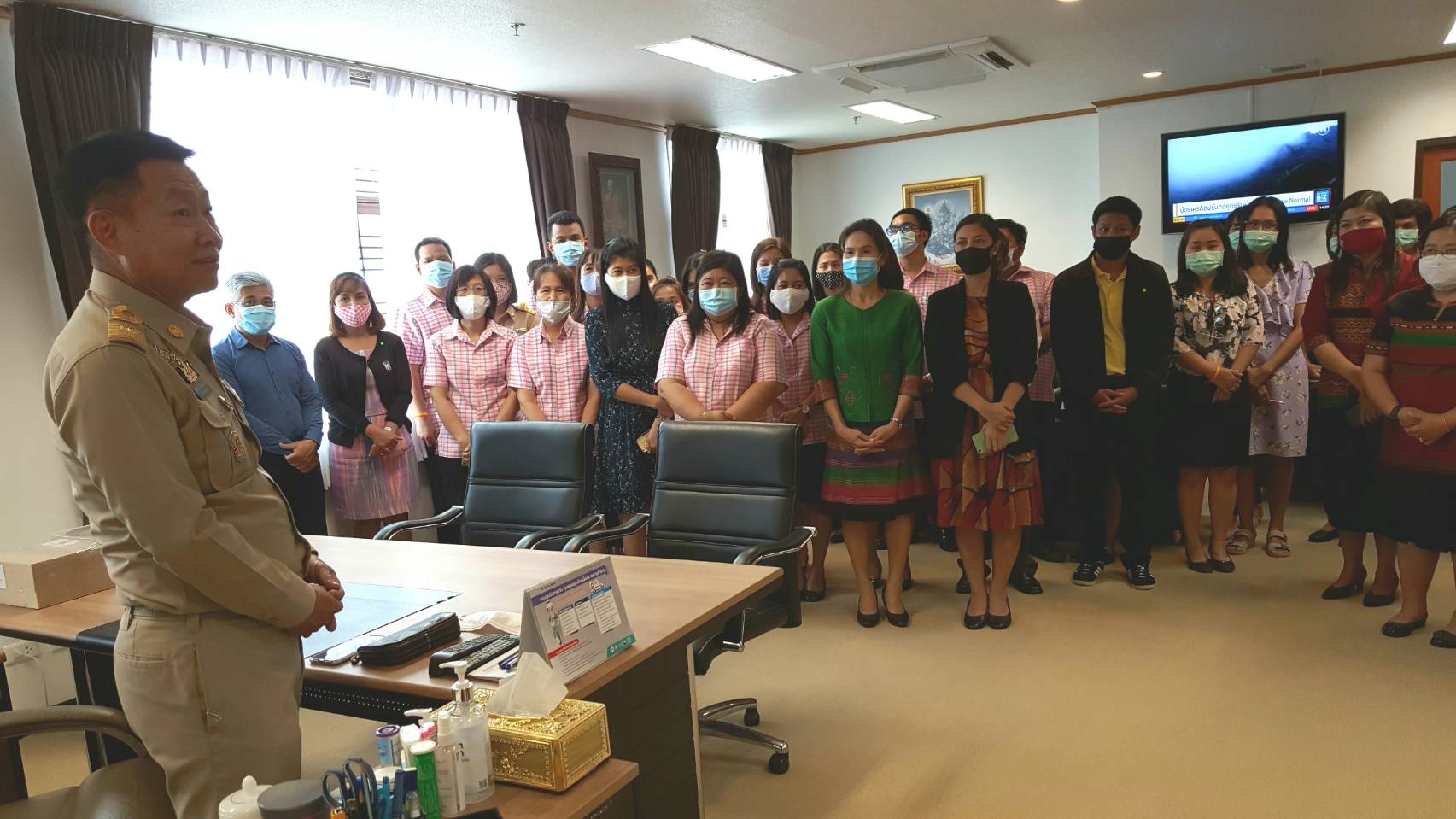 สพจ.ราชบุรี ร่วมต้อนรับผู้ว่าราชการจังหวัดราชบุรี