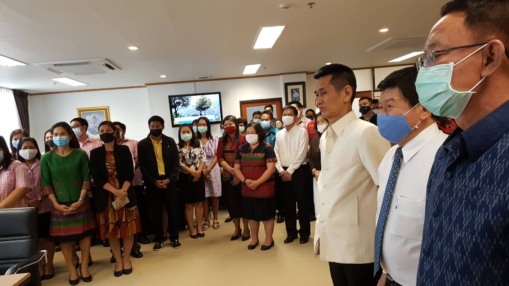 สพจ.ราชบุรี ร่วมต้อนรับผู้ว่าราชการจังหวัดราชบุรี