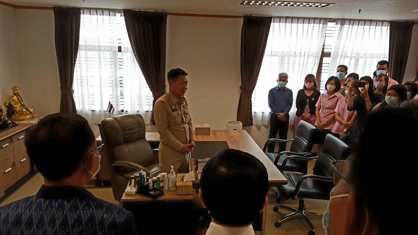 สพจ.ราชบุรี ร่วมต้อนรับผู้ว่าราชการจังหวัดราชบุรี