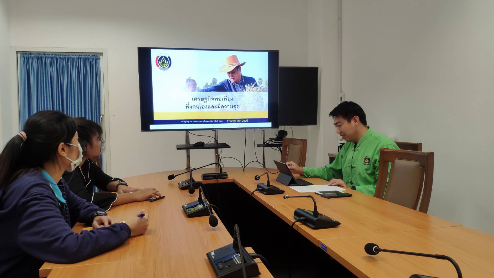 พช.ราชบุรี ฝึกอบรมก่อนปฏิบัติงานอาสาพัฒนา (อสพ.) รุ่นที่ 72 ที่ได้ต่ออายุการปฏิบัติหน้าที่