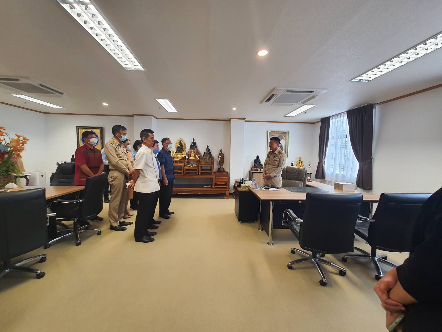 สพจ.ราชบุรี ร่วมต้อนรับผู้ว่าราชการจังหวัดราชบุรี
