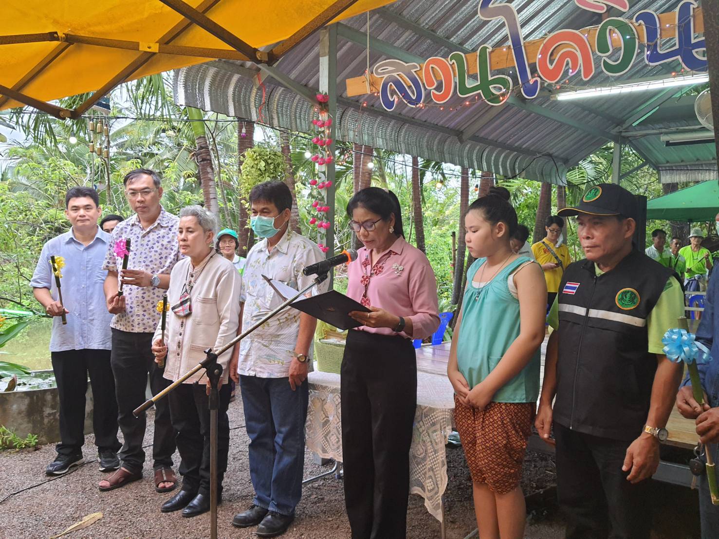 สพจ.ราชบุรี ร่วมพิธีเปิดแหล่งท่องเที่ยว เชิงเกษตร
