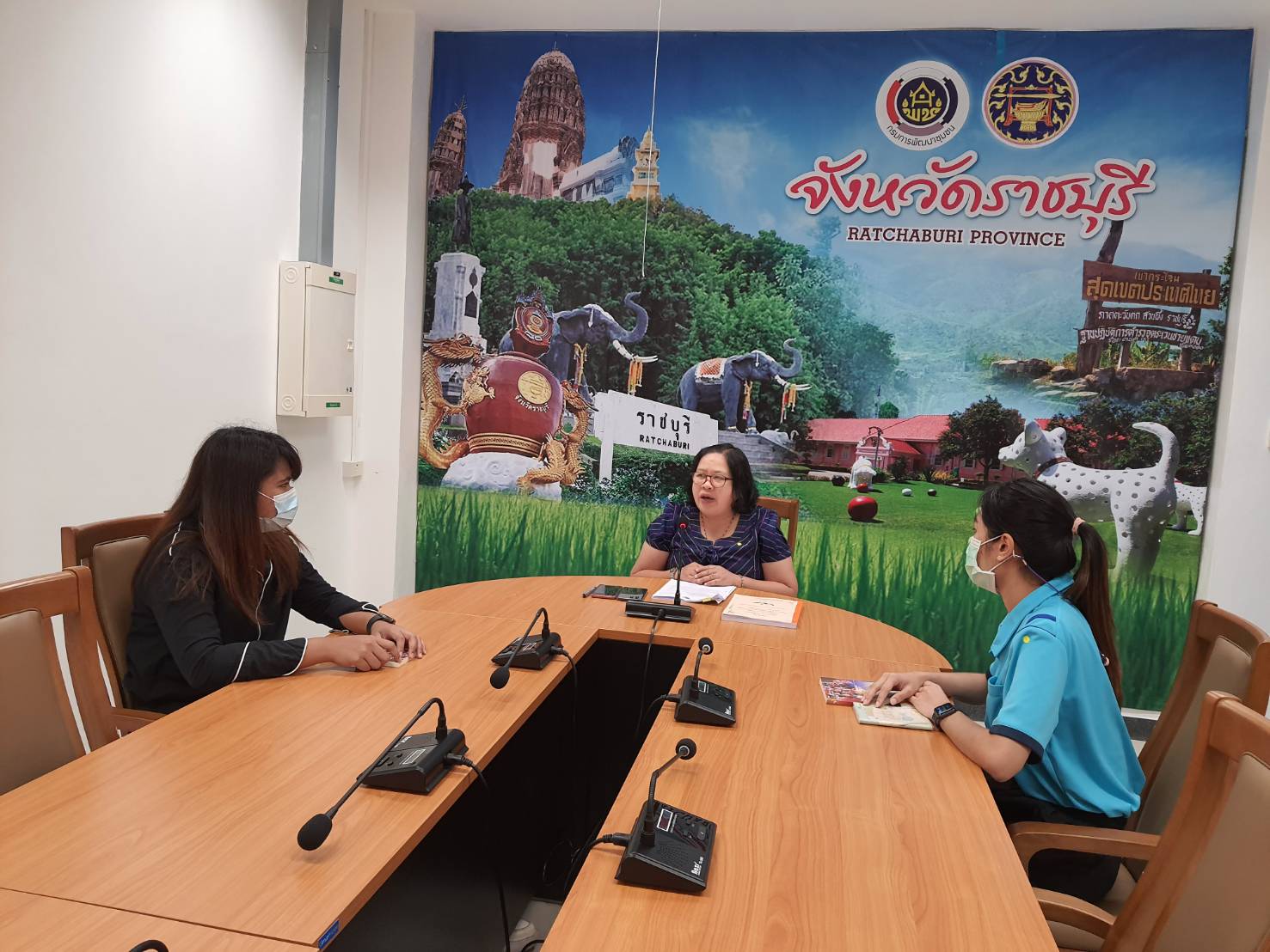 พช.ราชบุรี ฝึกอบรมก่อนปฏิบัติงานอาสาพัฒนา (อสพ.) รุ่นที่ 72 ที่ได้ต่ออายุการปฏิบัติหน้าที่