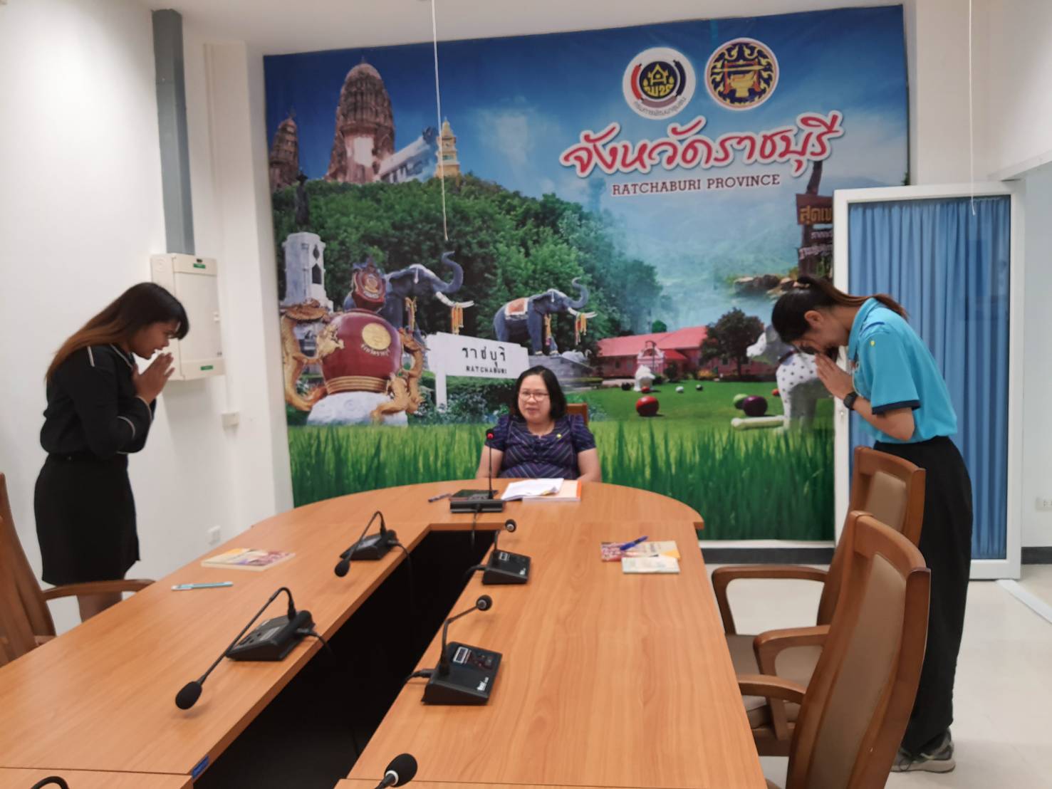 พช.ราชบุรี ฝึกอบรมก่อนปฏิบัติงานอาสาพัฒนา (อสพ.) รุ่นที่ 72 ที่ได้ต่ออายุการปฏิบัติหน้าที่