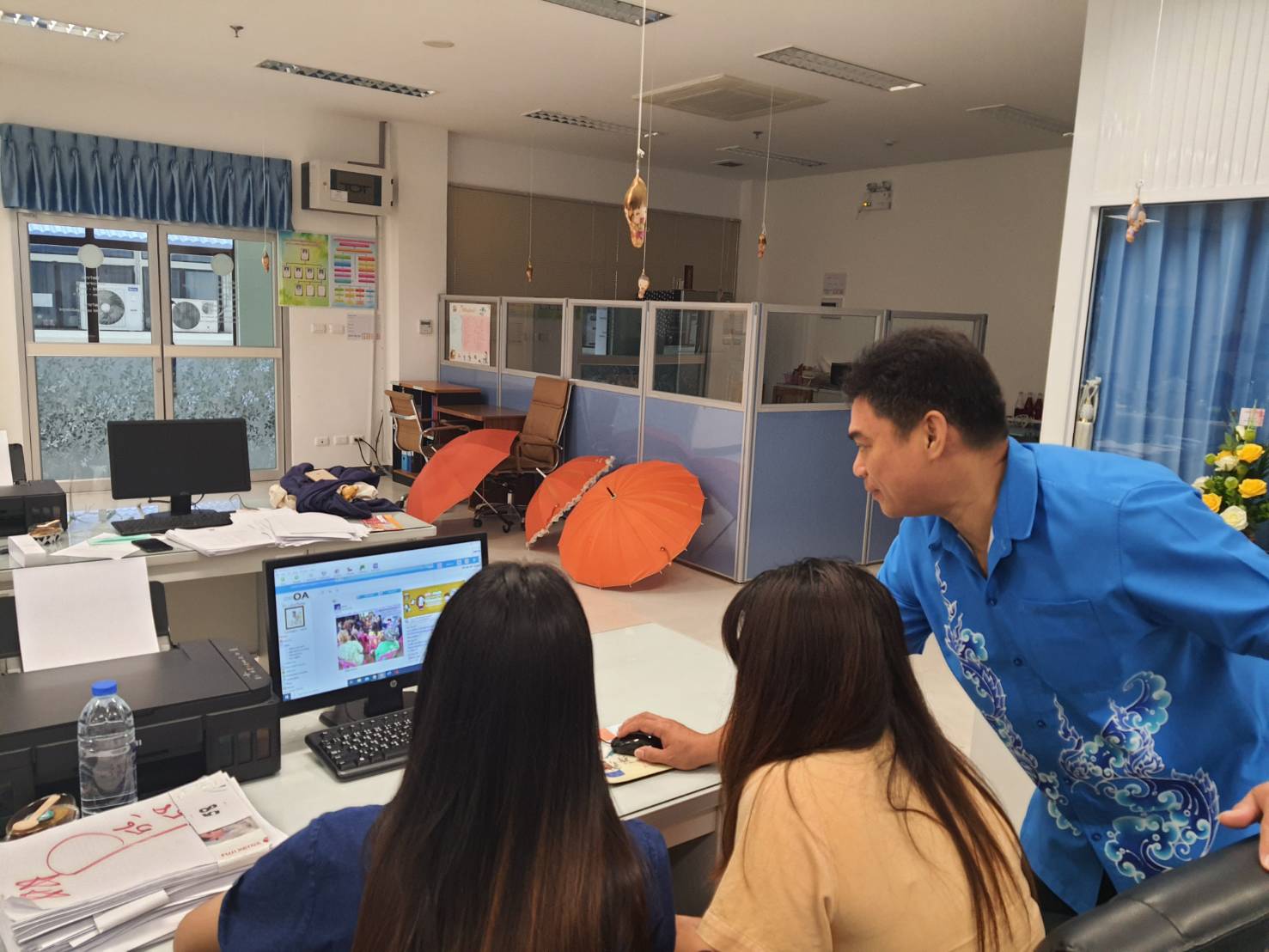 พช.ราชบุรี ฝึกอบรมก่อนปฏิบัติงานอาสาพัฒนา (อสพ.) รุ่นที่ 72 ที่ได้ต่ออายุการปฏิบัติหน้าที่