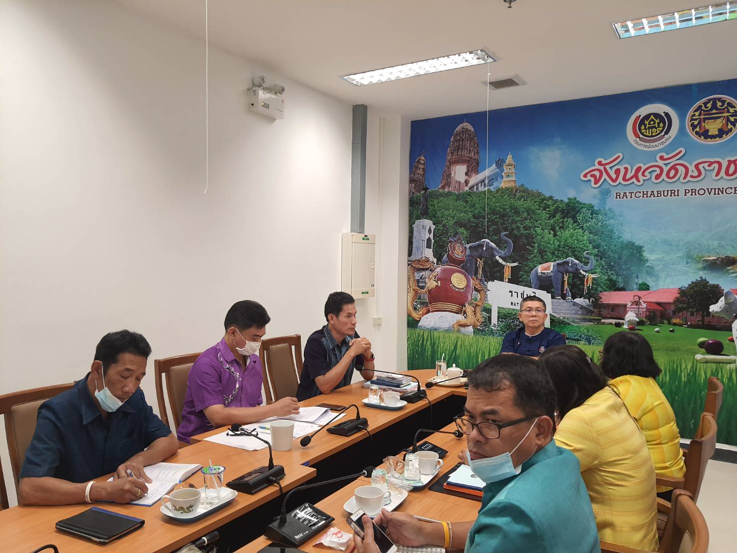 พช.ราชบุรี รับการตรวจราชการของผู้ตรวจราชการกรมการพัฒนาชุมชน ประจำเดือน ตุลาคม 2563