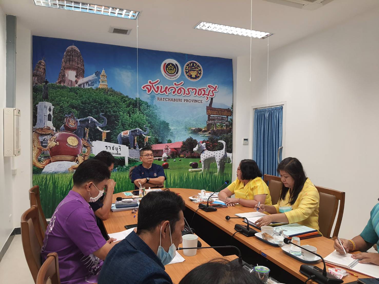 พช.ราชบุรี รับการตรวจราชการของผู้ตรวจราชการกรมการพัฒนาชุมชน ประจำเดือน ตุลาคม 2563