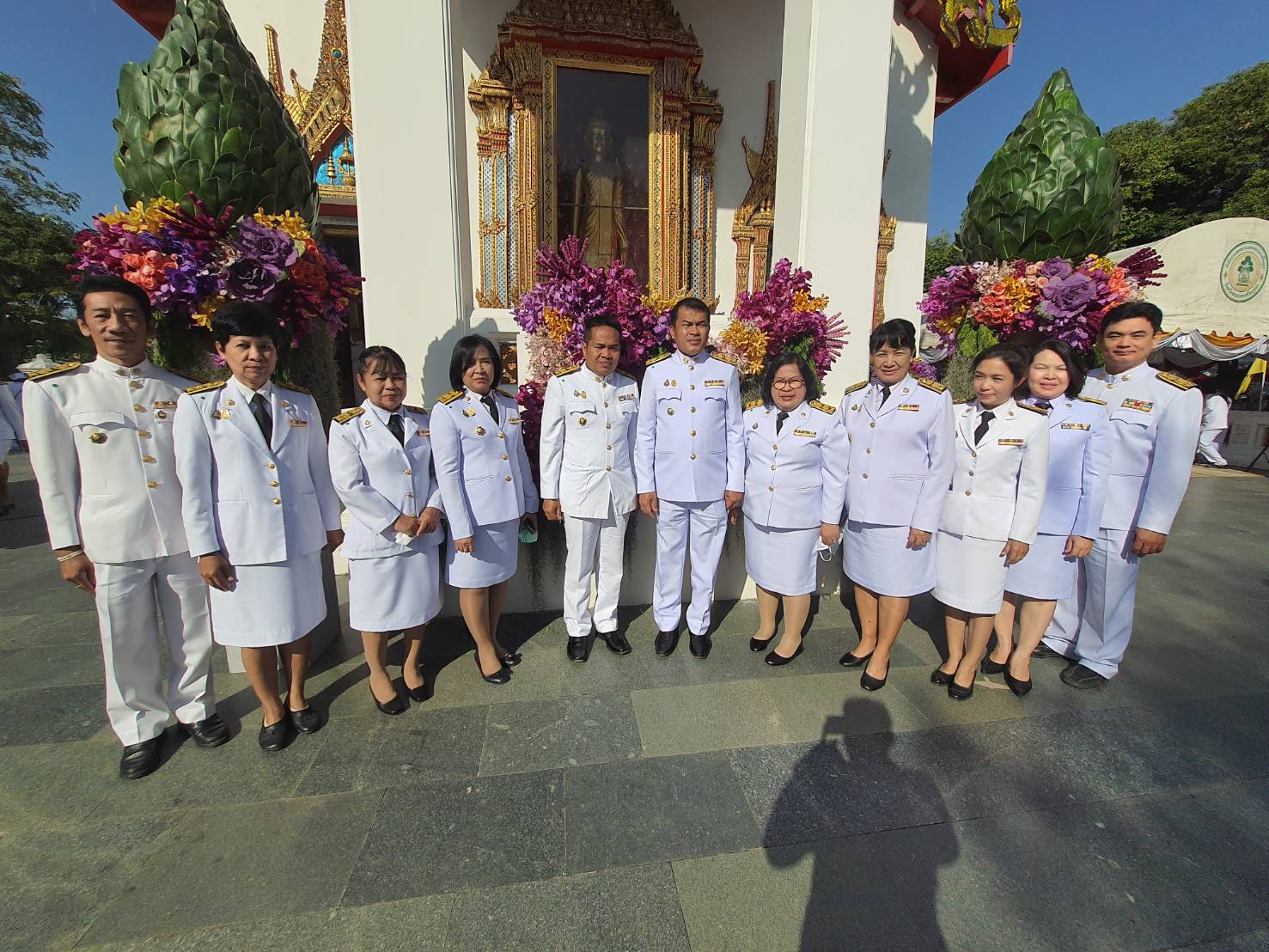 พช.ราชบุรี ร่วมพิธีถวายผ้าพระกฐินพระราชทานกรมการพัฒนาชุมชน ประจำปี พ.ศ. 2563