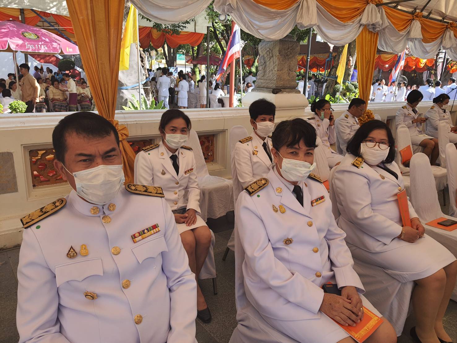 พช.ราชบุรี ร่วมพิธีถวายผ้าพระกฐินพระราชทานกรมการพัฒนาชุมชน ประจำปี พ.ศ. 2563