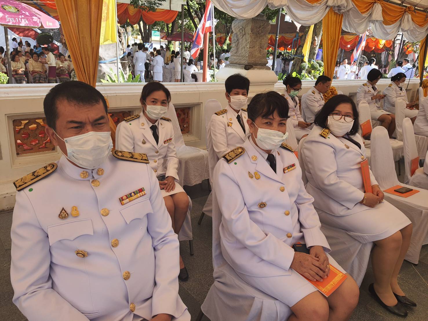 พช.ราชบุรี ร่วมพิธีถวายผ้าพระกฐินพระราชทานกรมการพัฒนาชุมชน ประจำปี พ.ศ. 2563