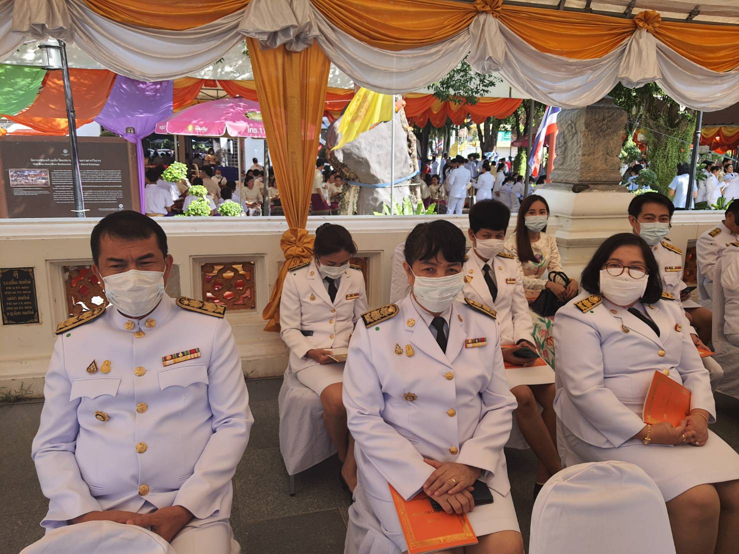 พช.ราชบุรี ร่วมพิธีถวายผ้าพระกฐินพระราชทานกรมการพัฒนาชุมชน ประจำปี พ.ศ. 2563