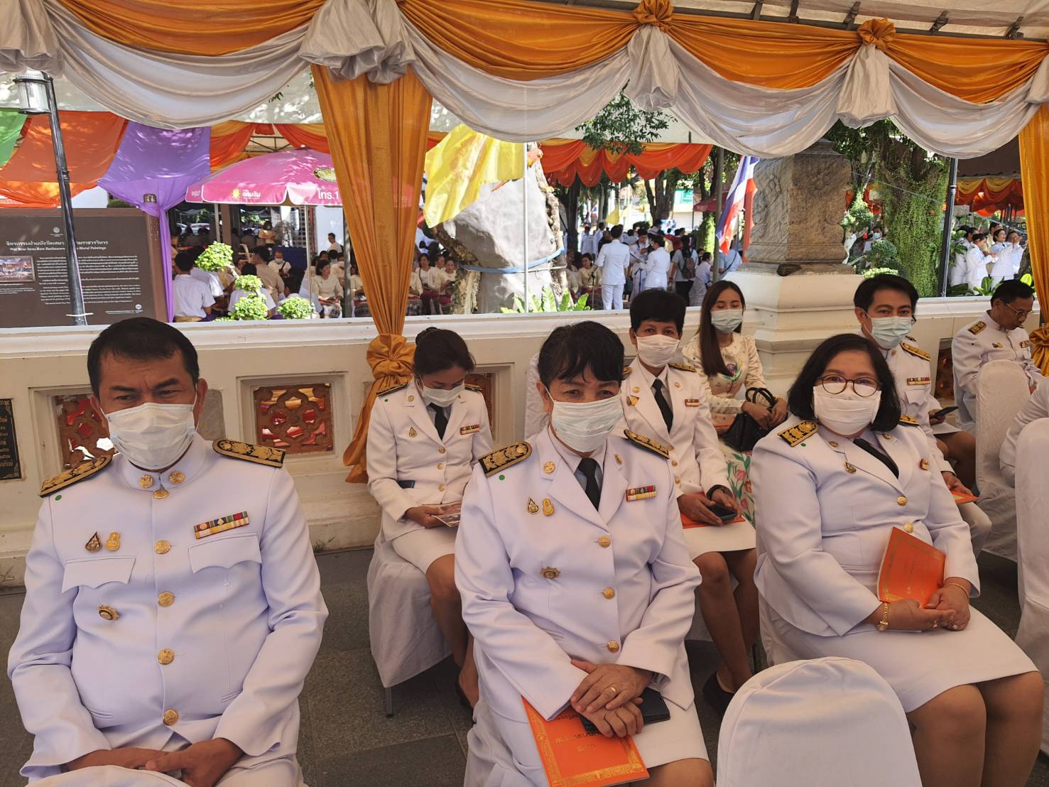 พช.ราชบุรี ร่วมพิธีถวายผ้าพระกฐินพระราชทานกรมการพัฒนาชุมชน ประจำปี พ.ศ. 2563