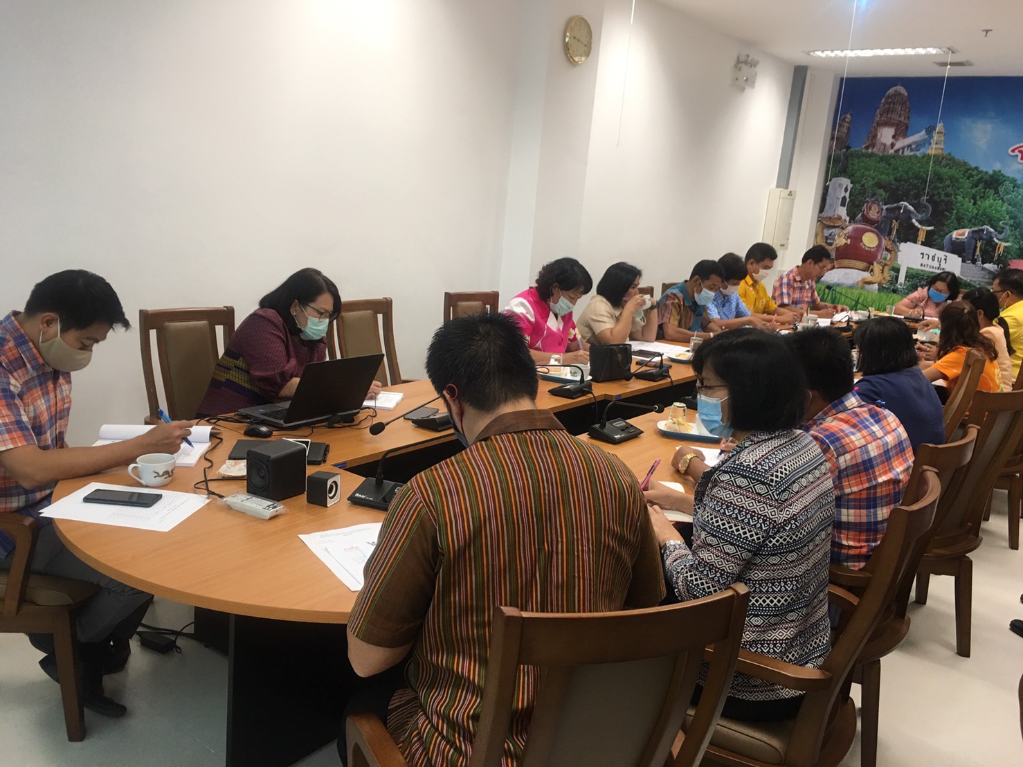 สพจ.ราชบุรี ประชุมพัฒนาการจังหวัด/ผู้อำนวยการกลุ่มงาน/พัฒนาการอำเภอ และนักวิชาการพัฒนาชุมชนจังหวัด ครั้งที่ 6/2563