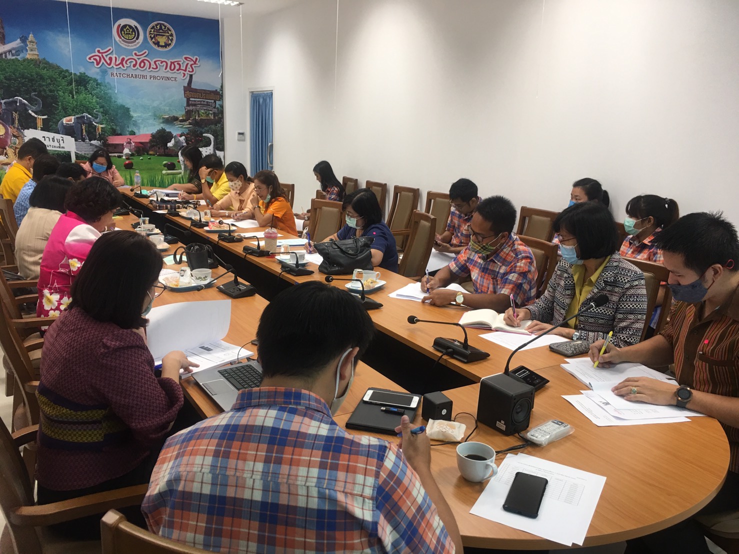 สพจ.ราชบุรี ประชุมพัฒนาการจังหวัด/ผู้อำนวยการกลุ่มงาน/พัฒนาการอำเภอ และนักวิชาการพัฒนาชุมชนจังหวัด ครั้งที่ 6/2563