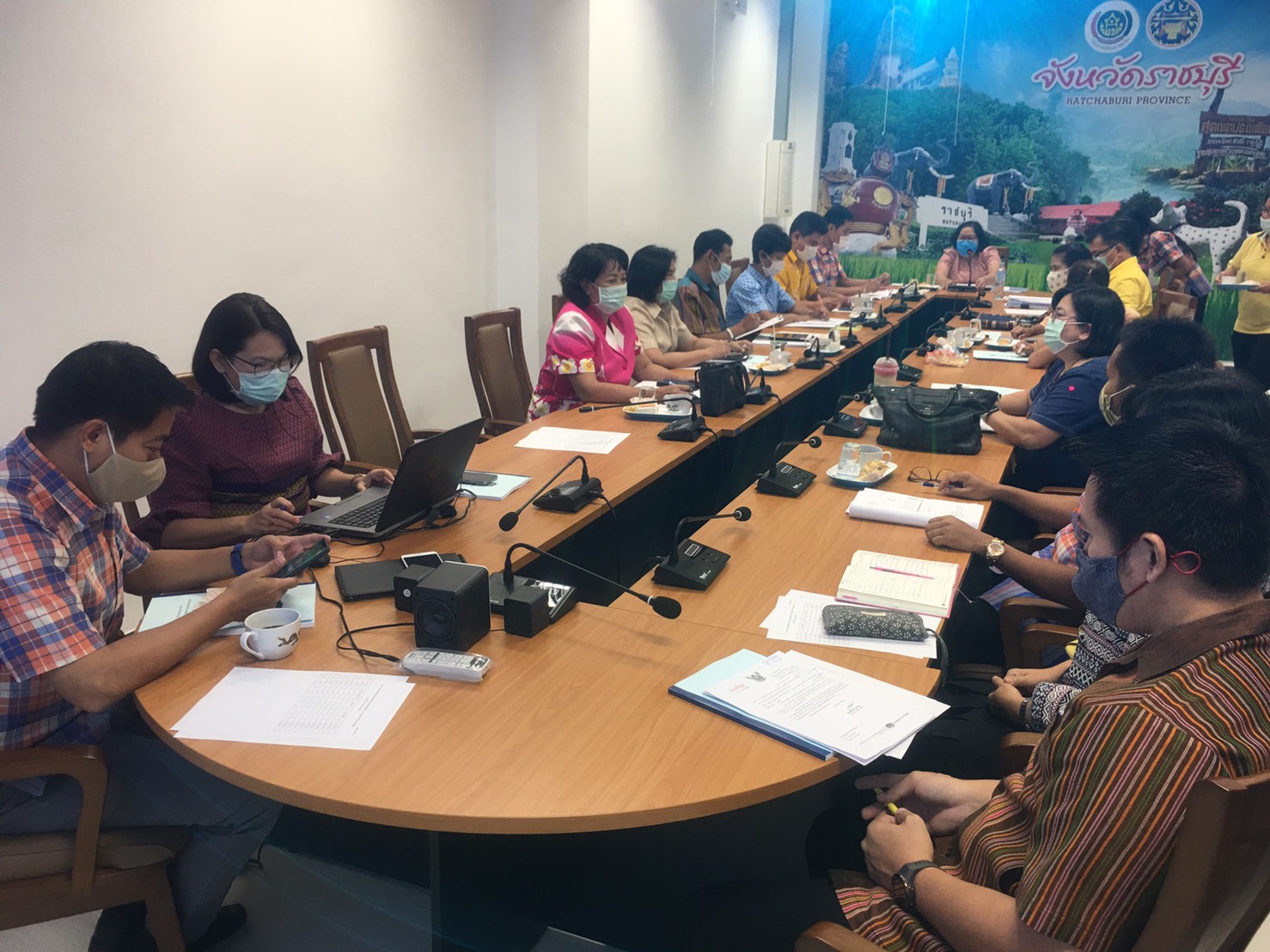 สพจ.ราชบุรี ประชุมพัฒนาการจังหวัด/ผู้อำนวยการกลุ่มงาน/พัฒนาการอำเภอ และนักวิชาการพัฒนาชุมชนจังหวัด ครั้งที่ 6/2563