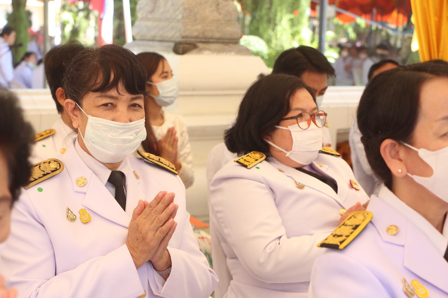 พช.ราชบุรี ร่วมพิธีถวายผ้าพระกฐินพระราชทานกรมการพัฒนาชุมชน ประจำปี พ.ศ. 2563