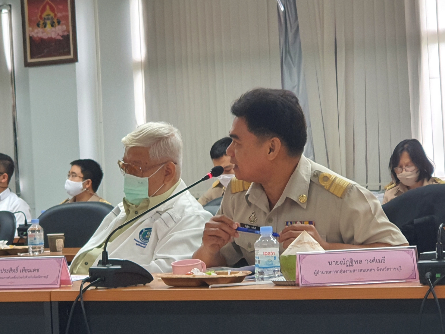 ราชบุรี รับการตรวจราชการของรัฐมนตรีช่วยว่าการกระทรวงศึกษาธิการ เรื่องแนวทางการแก้ไขปัญหาความยากจนและความเหลื่อมล้ำในระดับพื้นที่โดยงานบริหารข้อมูลการพัฒนาคนแบบชี้เป้า TPMAP