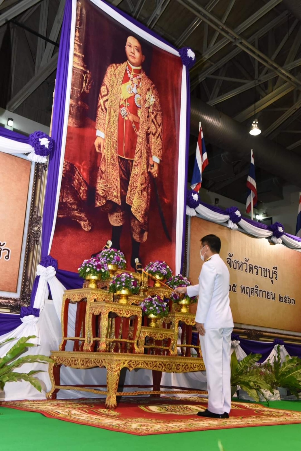 ? พช.ราชบุรี​ ร่วมถวายพวงมาลา เนื่องในวันสมเด็จพระมหาธีรราชเจ้า “วันคล้ายวันสวรรคตพระบาทสมเด็จพระมงกุฏเกล้าเจ้าอยู่หัว”