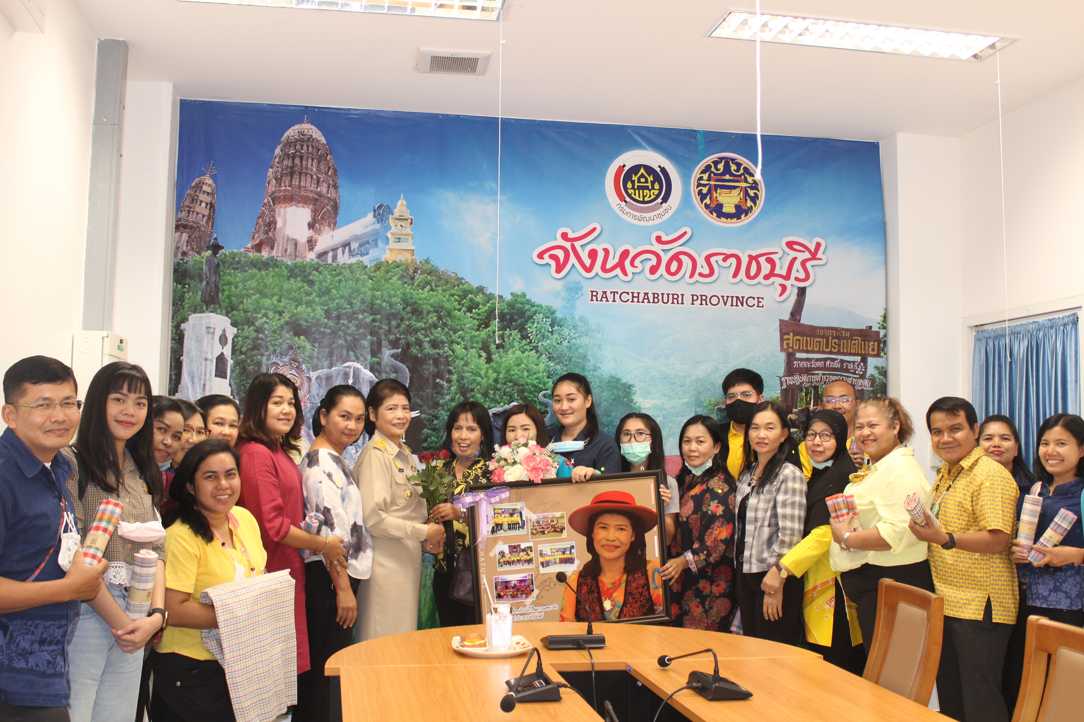 พช.ราชบุรี ต้อนรับพัฒนาการจังหวัดราชบุรี