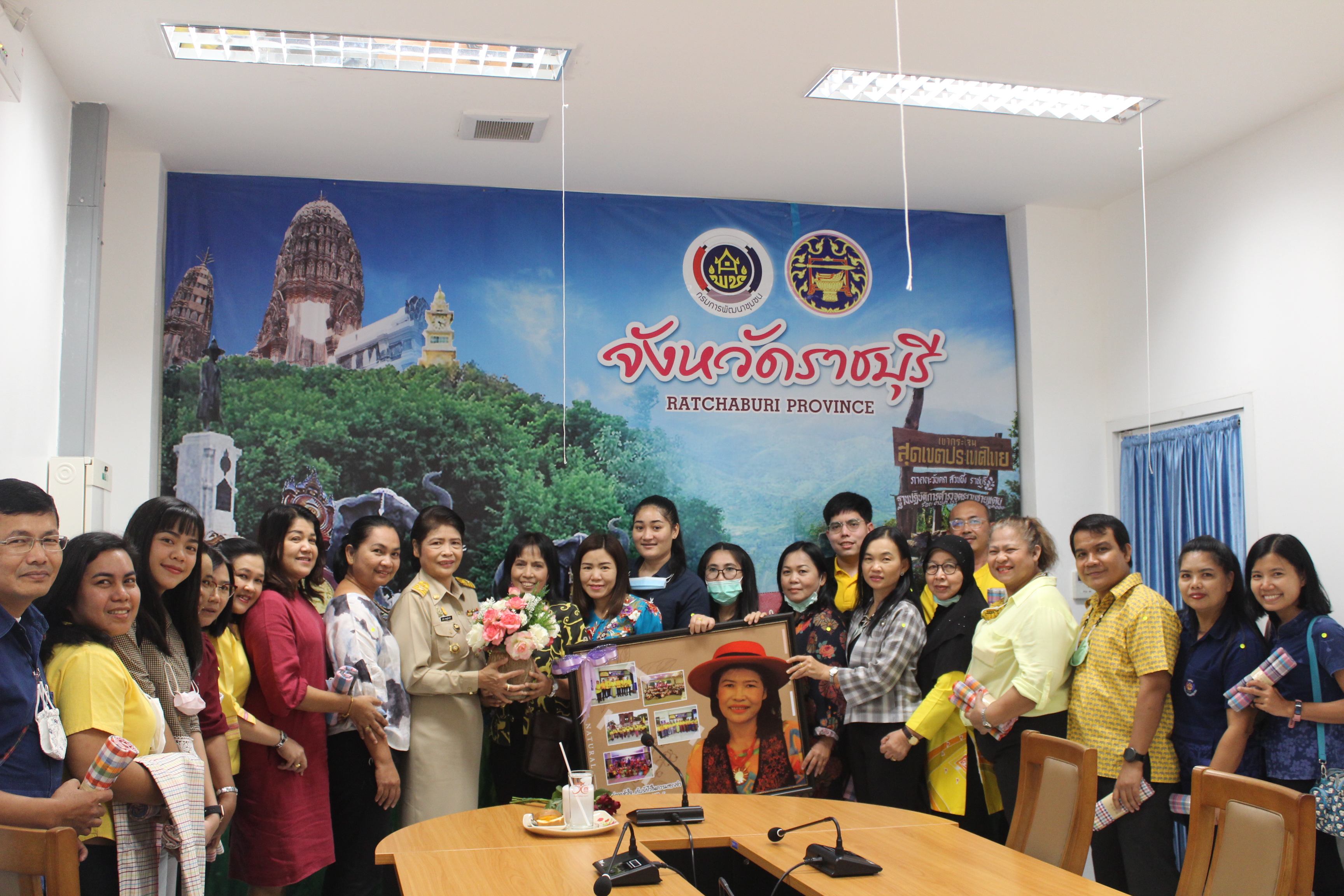 พช.ราชบุรี ต้อนรับพัฒนาการจังหวัดราชบุรี