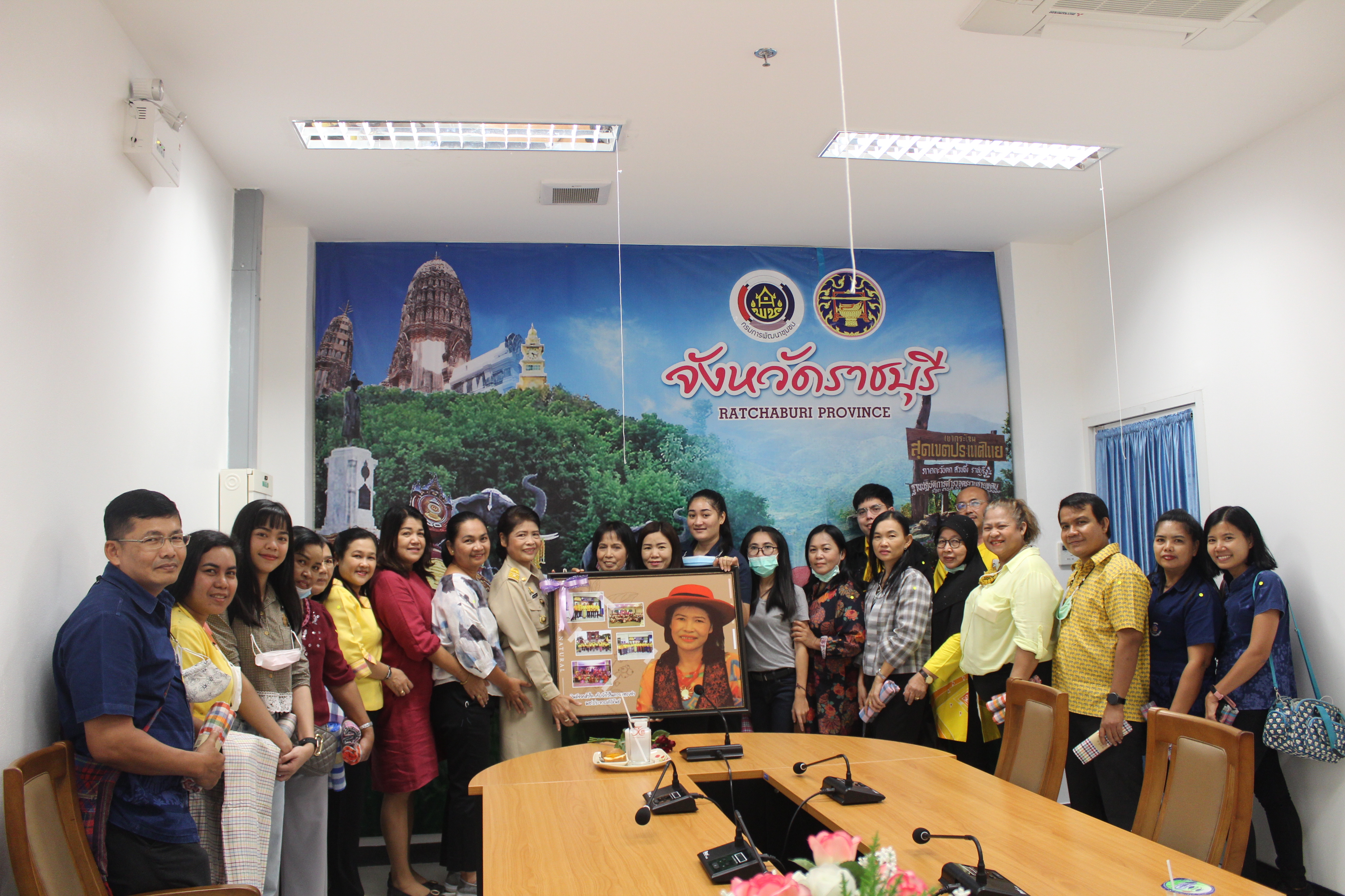 พช.ราชบุรี ต้อนรับพัฒนาการจังหวัดราชบุรี