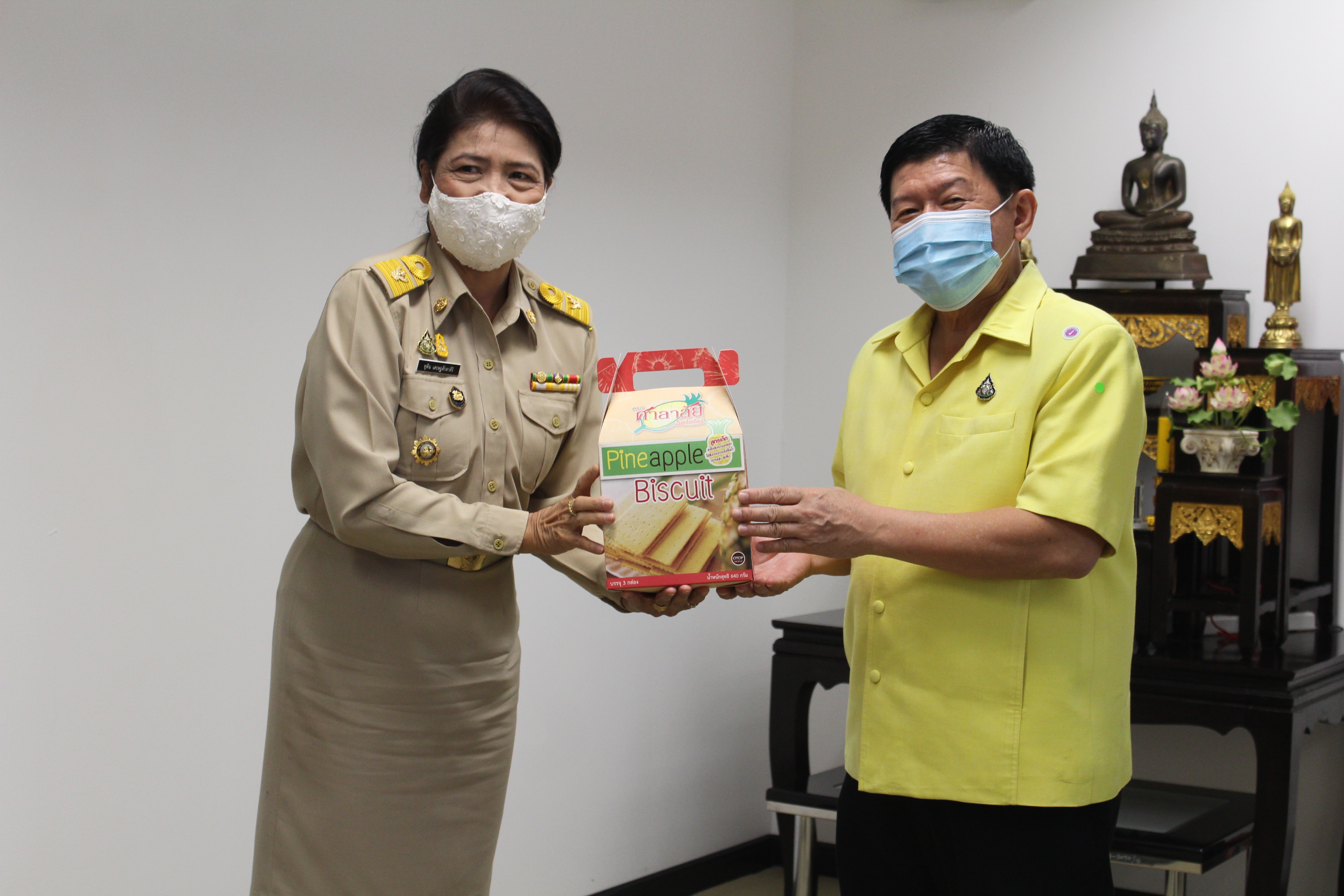 พจ.ราชบุรี รายงานตัวเข้ารับตำแหน่งพัฒนาการจังหวัดราชบุรีต่อผู้บริหารระดับจังหวัด