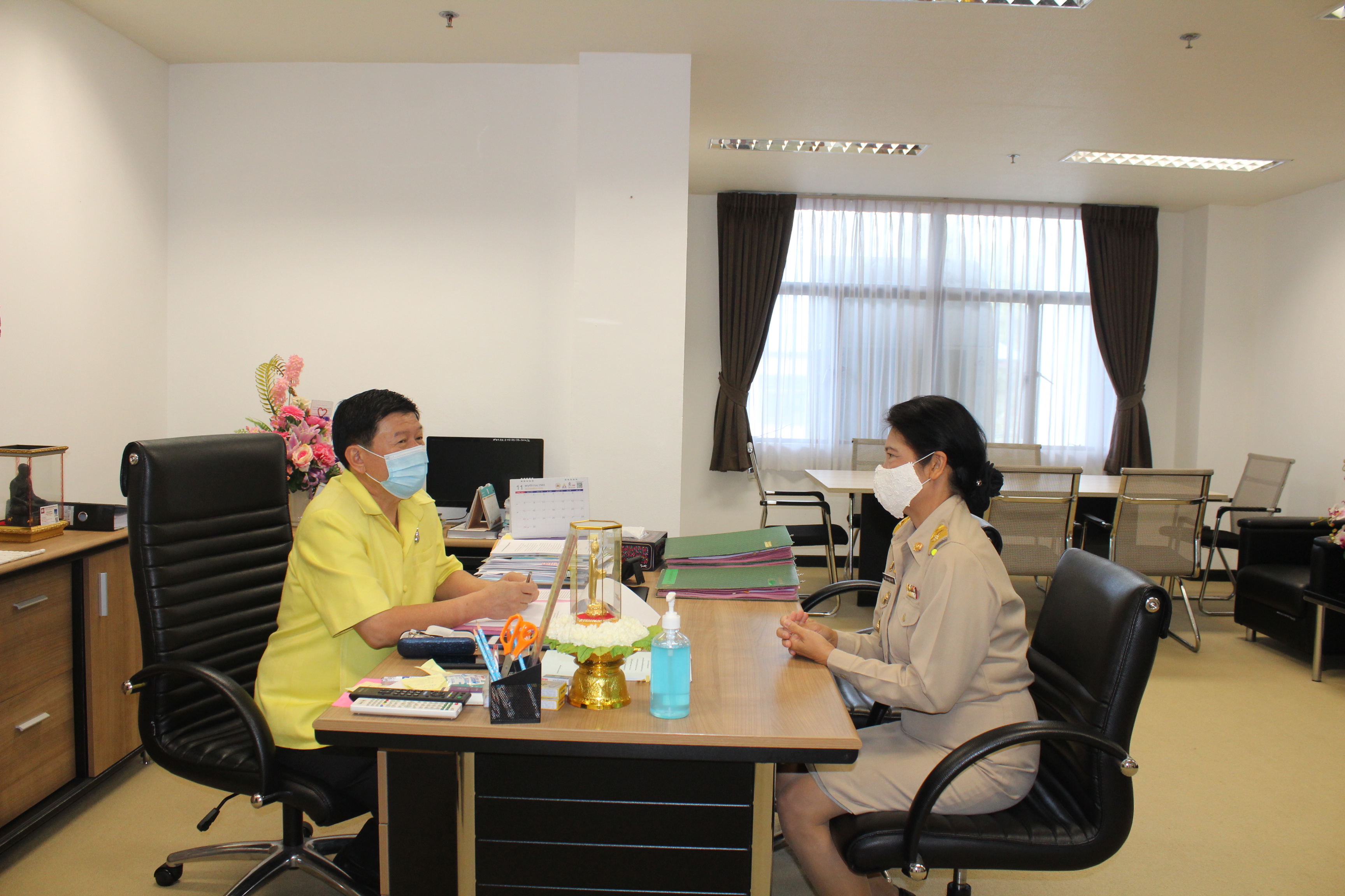 พจ.ราชบุรี รายงานตัวเข้ารับตำแหน่งพัฒนาการจังหวัดราชบุรีต่อผู้บริหารระดับจังหวัด