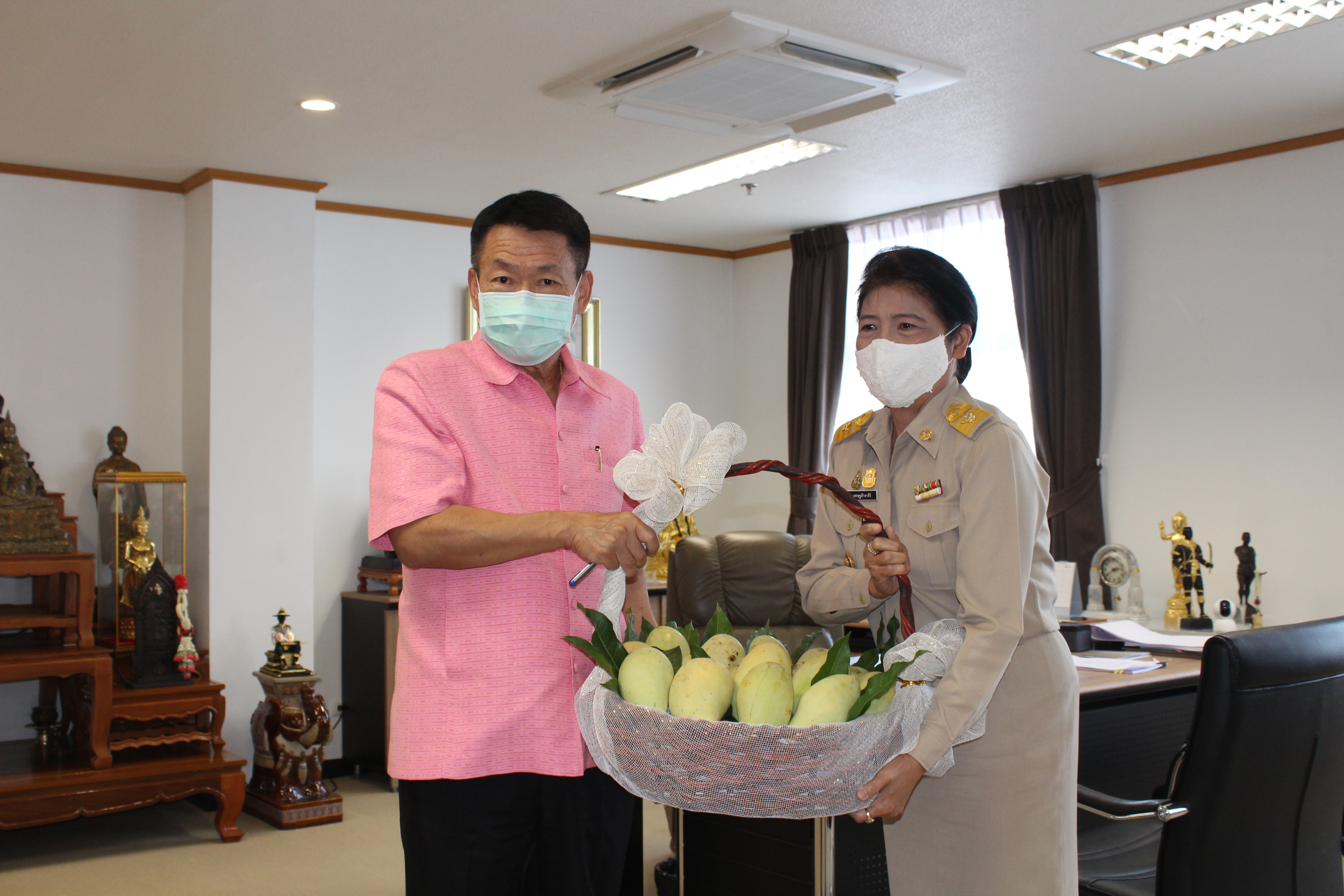 พจ.ราชบุรี รายงานตัวเข้ารับตำแหน่งพัฒนาการจังหวัดราชบุรีต่อผู้บริหารระดับจังหวัด