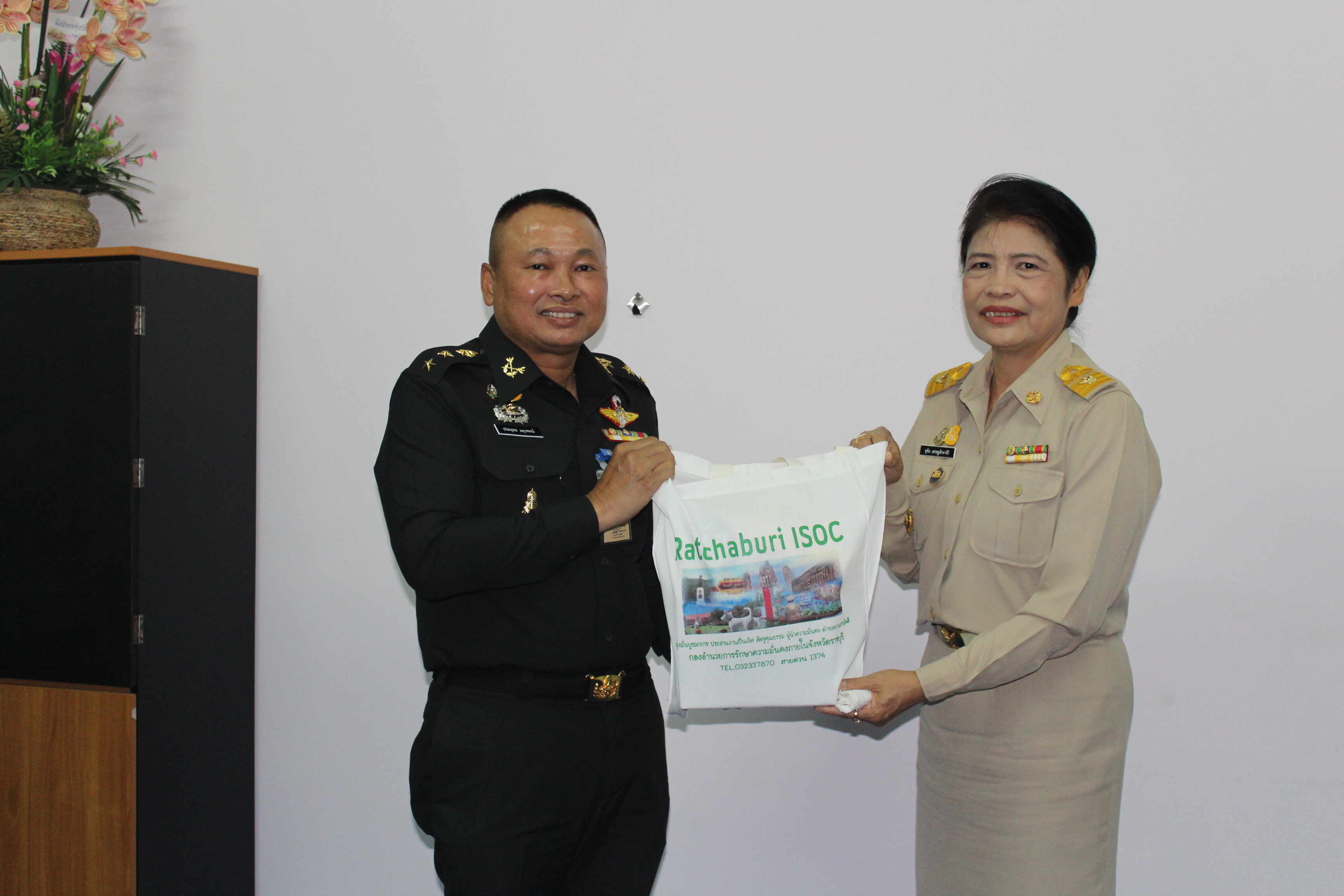 พจ.ราชบุรี รายงานตัวเข้ารับตำแหน่งพัฒนาการจังหวัดราชบุรีต่อผู้บริหารระดับจังหวัด