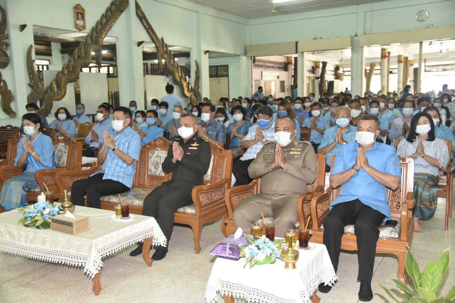 ? จังหวัดราชบุรี ทอดผ้าป่าสมทบกองทุนแม่ของแผ่นดิน ประจำปี 2563