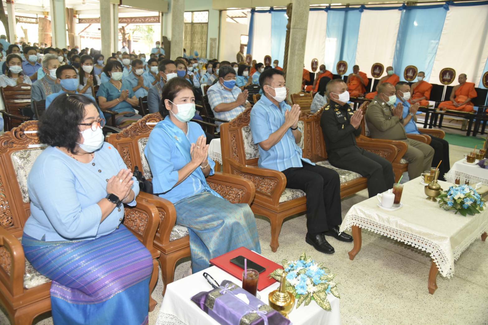 ? จังหวัดราชบุรี ทอดผ้าป่าสมทบกองทุนแม่ของแผ่นดิน ประจำปี 2563