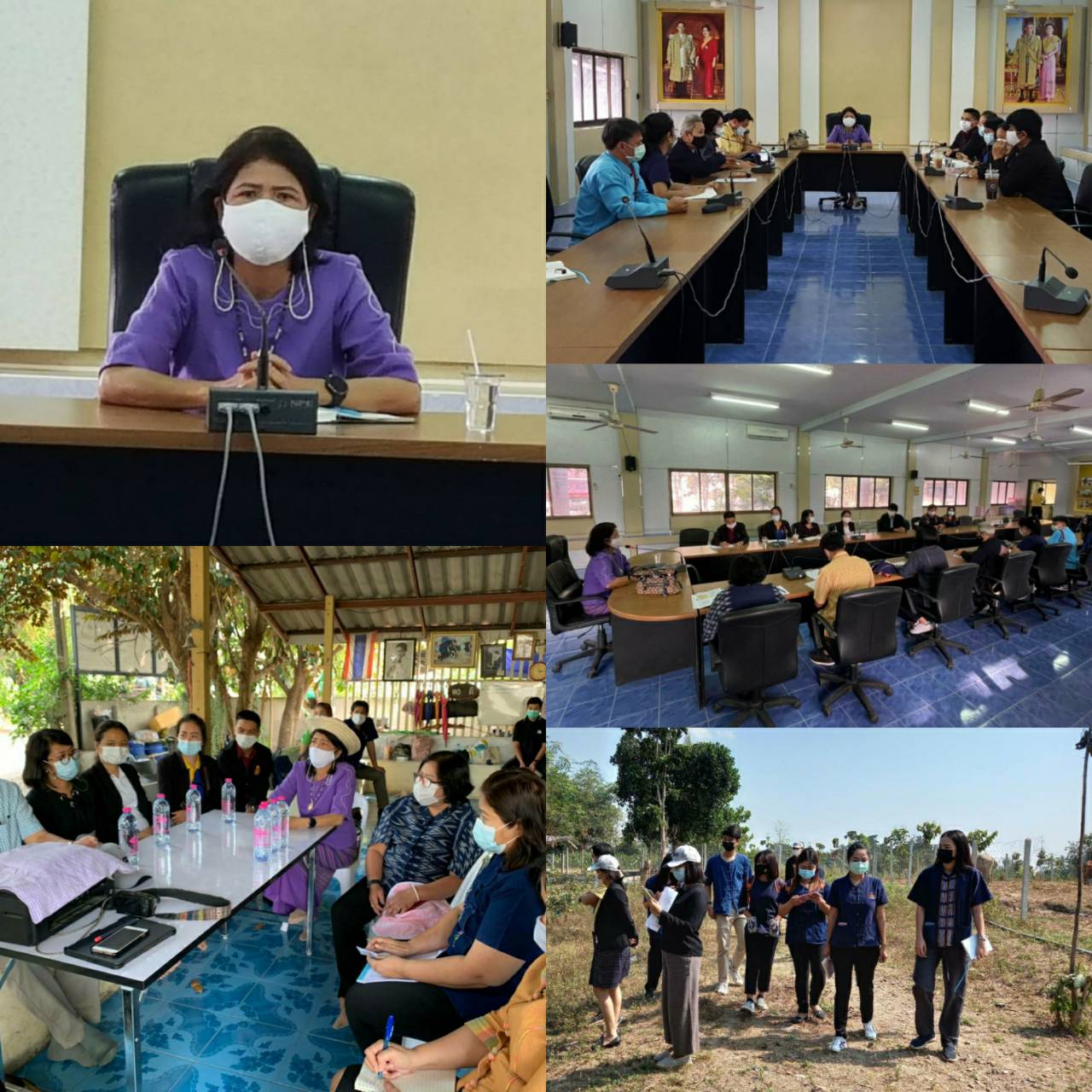 พช.ราชบุรี ร่วมกับคณะเจ้าหน้าที่สำนักงาน ป.ป.ช. ประจำจังหวัดราชบุรีและภาค ลงพื้นที่ตรวจเยี่ยมติดตาม ให้ข้อแนะนำการดำเนินโครงการพัฒนาพื้นที่ต้นแบบการพัฒนาคุณภาพชีวิตตามหลักทฤษฎีใหม่ ประยุกต์สู่ “โคก หนอง นา โมเดล”